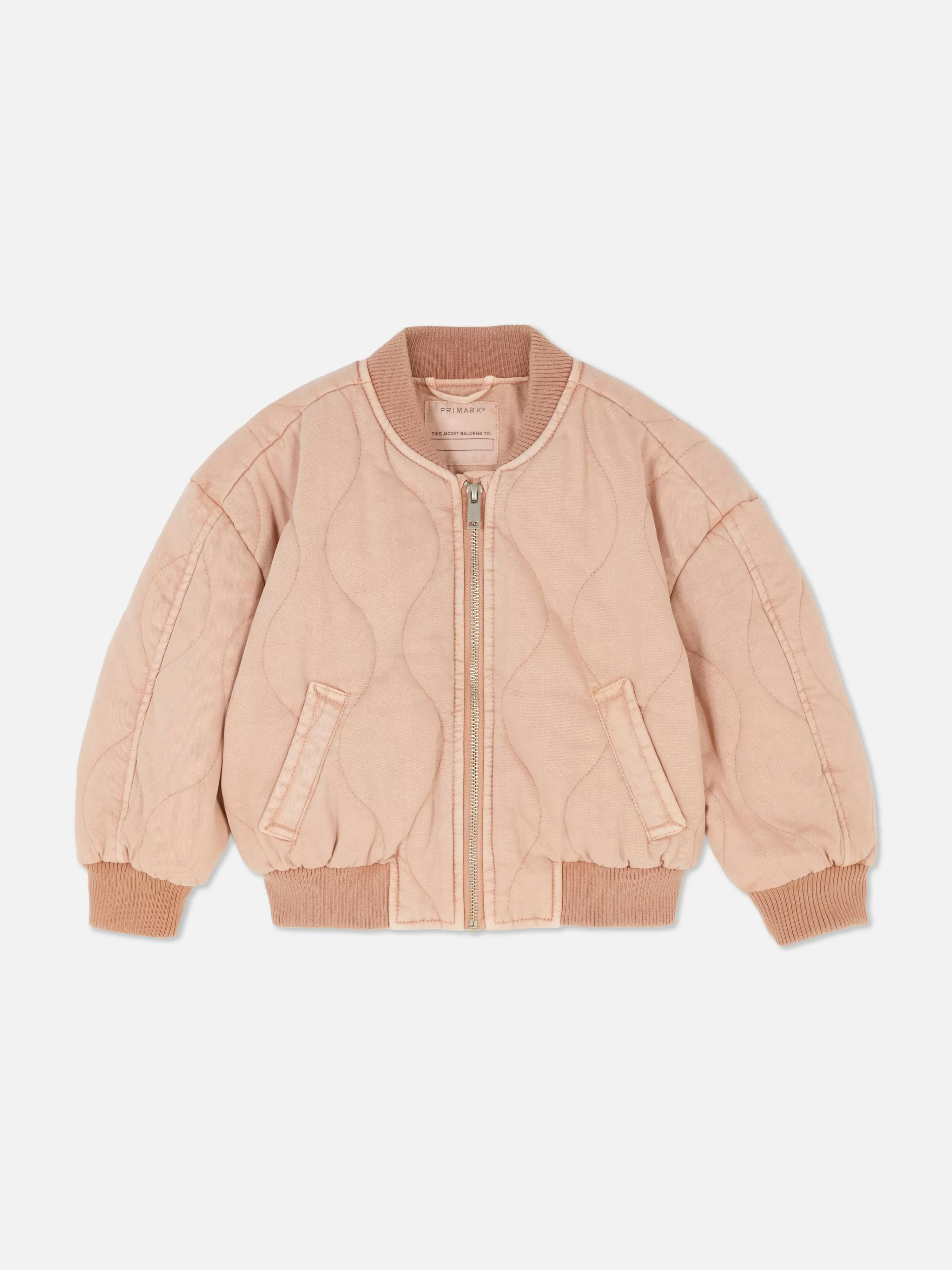 Casacos E Blusões*Primark Casaco Bomber Acolchoado Cor-de-rosa