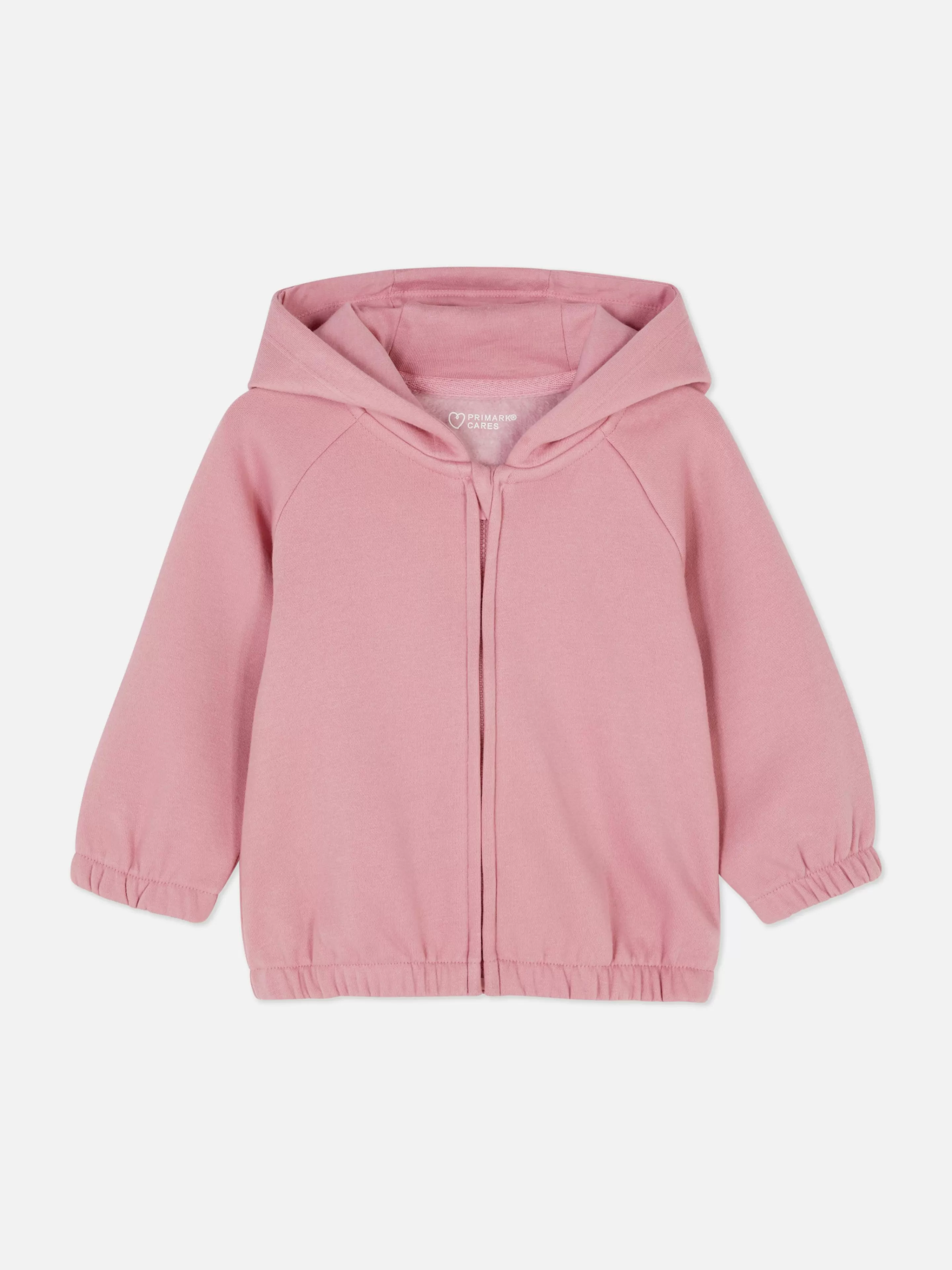 Camisolas E Casacos De Malha*Primark Casaco Capuz Fecho Correr Cor-de-rosa