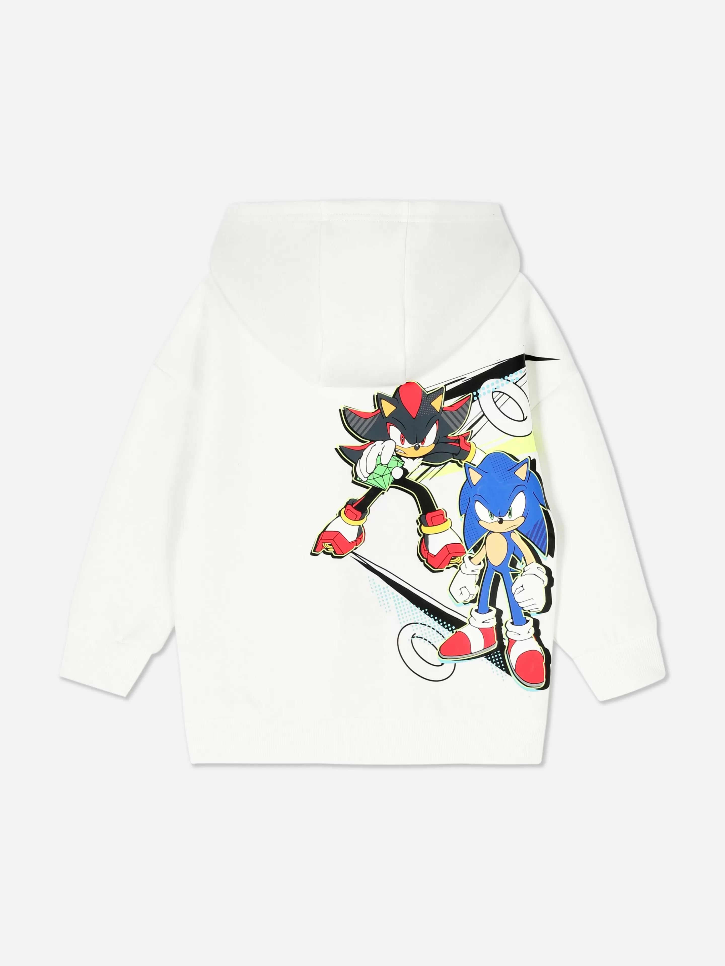 Camisolas Com E Sem Capuz*Primark Casaco Capuz Fecho Correr Sonic The Hedgehog Cru