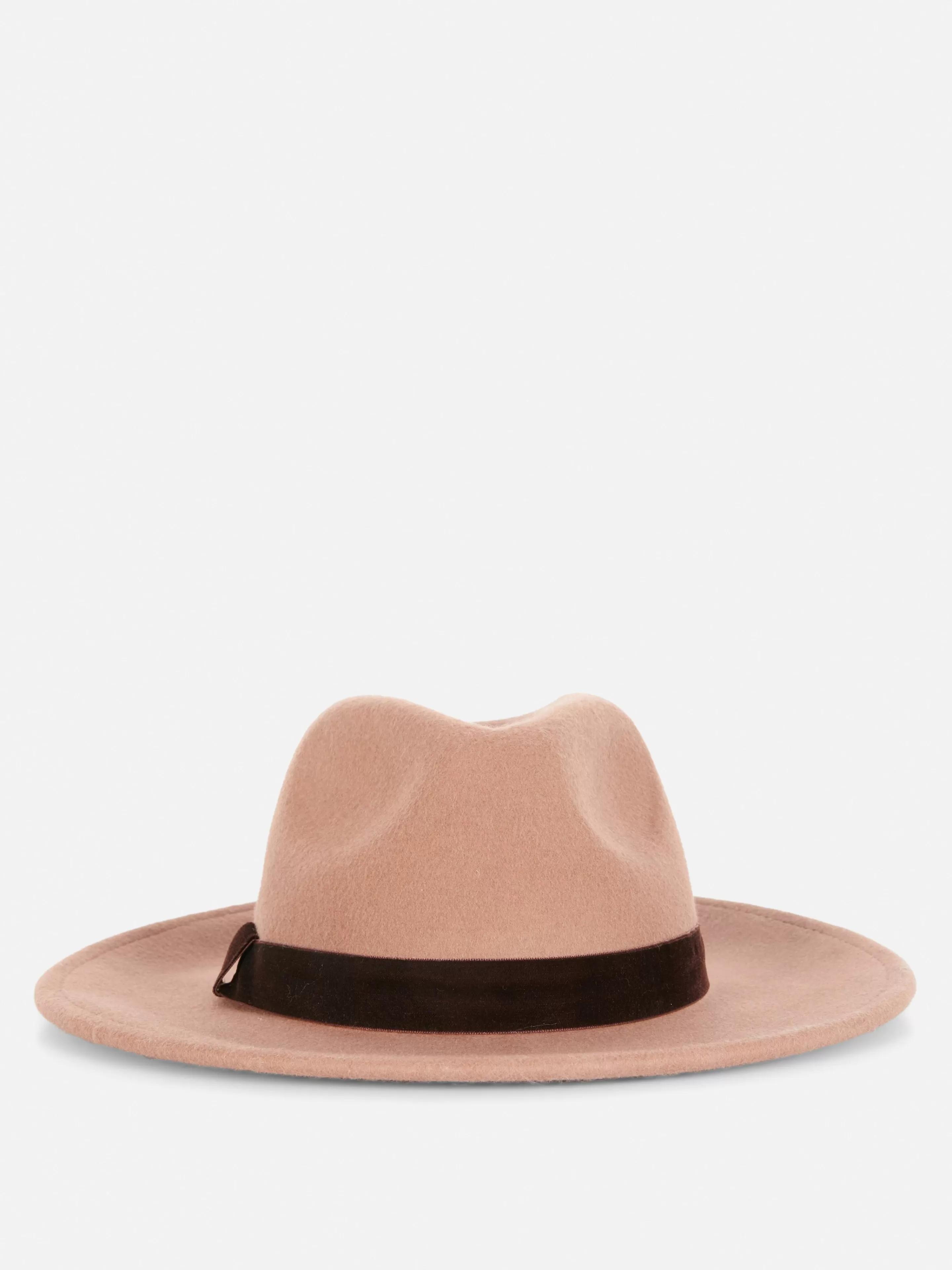 Chapéus, Luvas E Cachecóis*Primark Chapéu Fedora Lã Camel