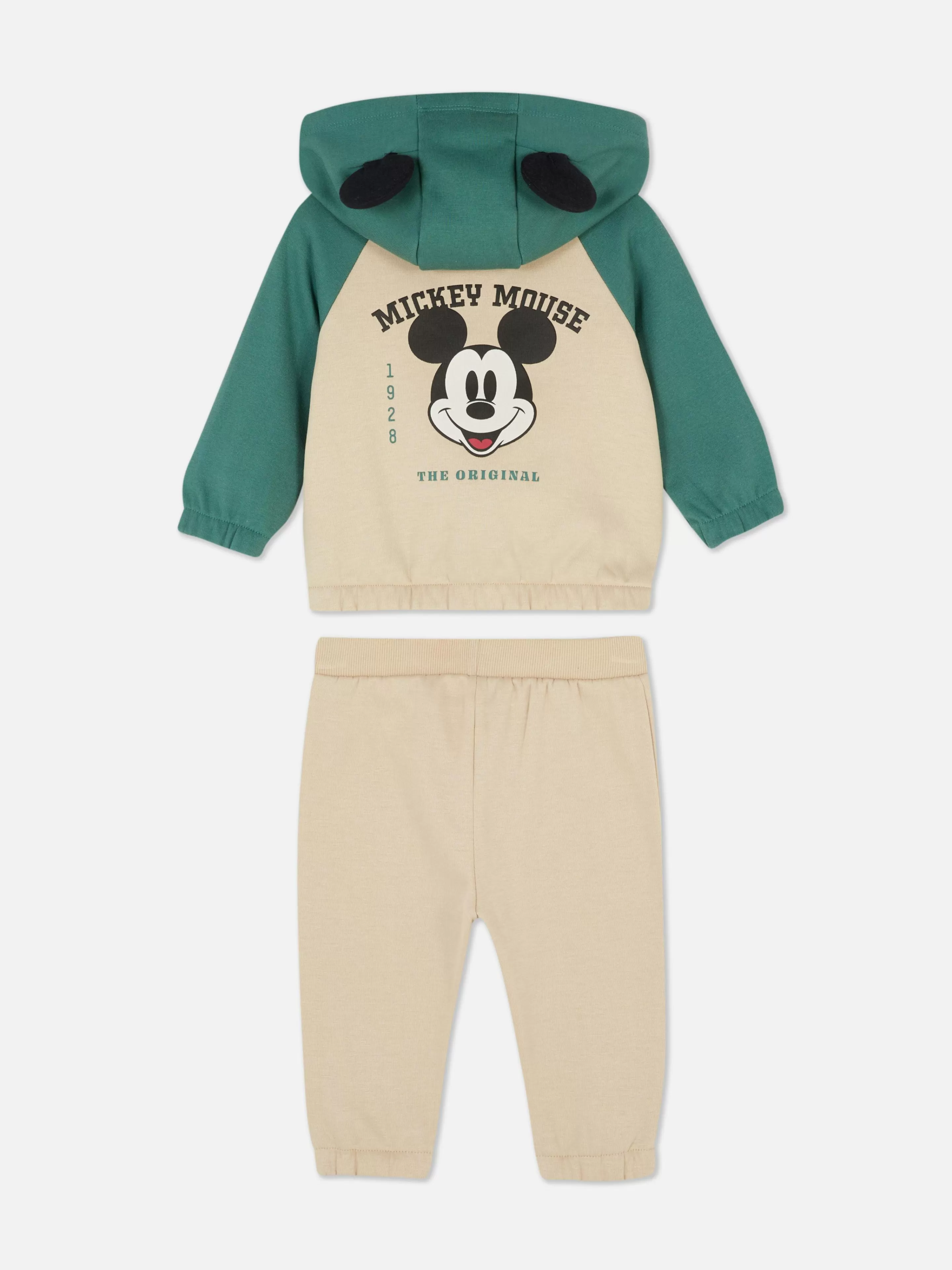 Conjuntos E Visuais*Primark Conj. Coord. Casaco Capuz/calças Treino Disney Mickey Multicolor