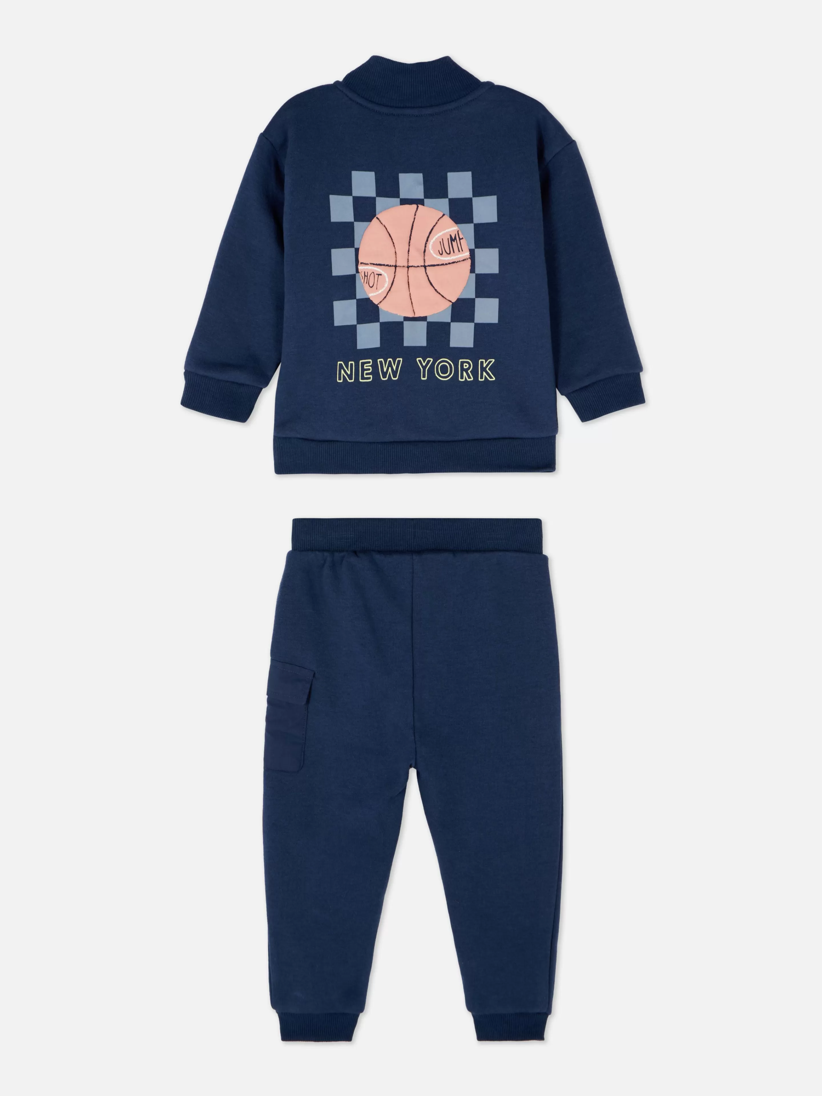 Conjuntos E Visuais*Primark Conjunto Camisola/calças Treino Basquetebol Azul-marinho