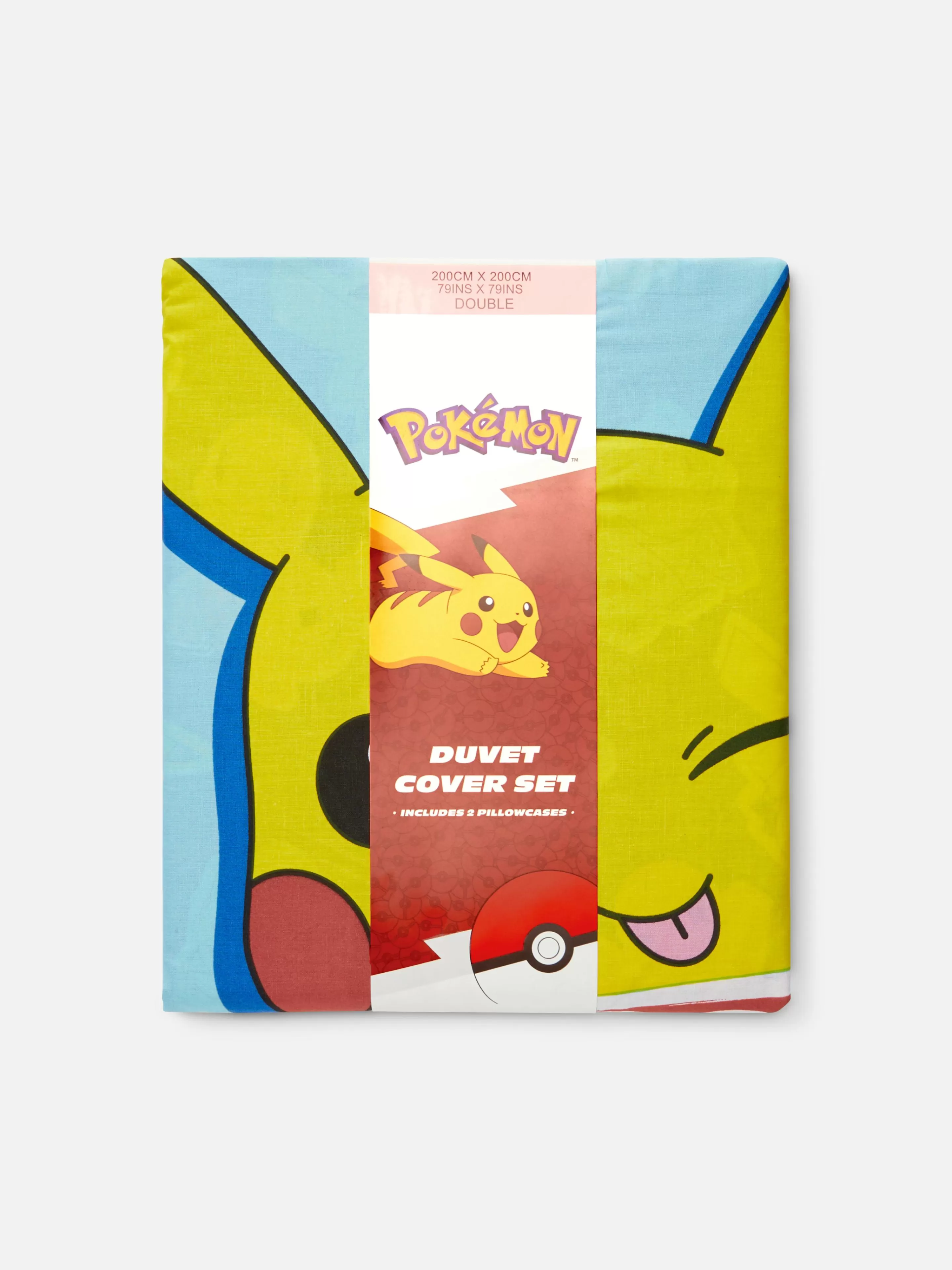 Capas E Conjuntos De Edredão*Primark Conjunto Edredão Casal Personagens Pokémon Azul-escuro