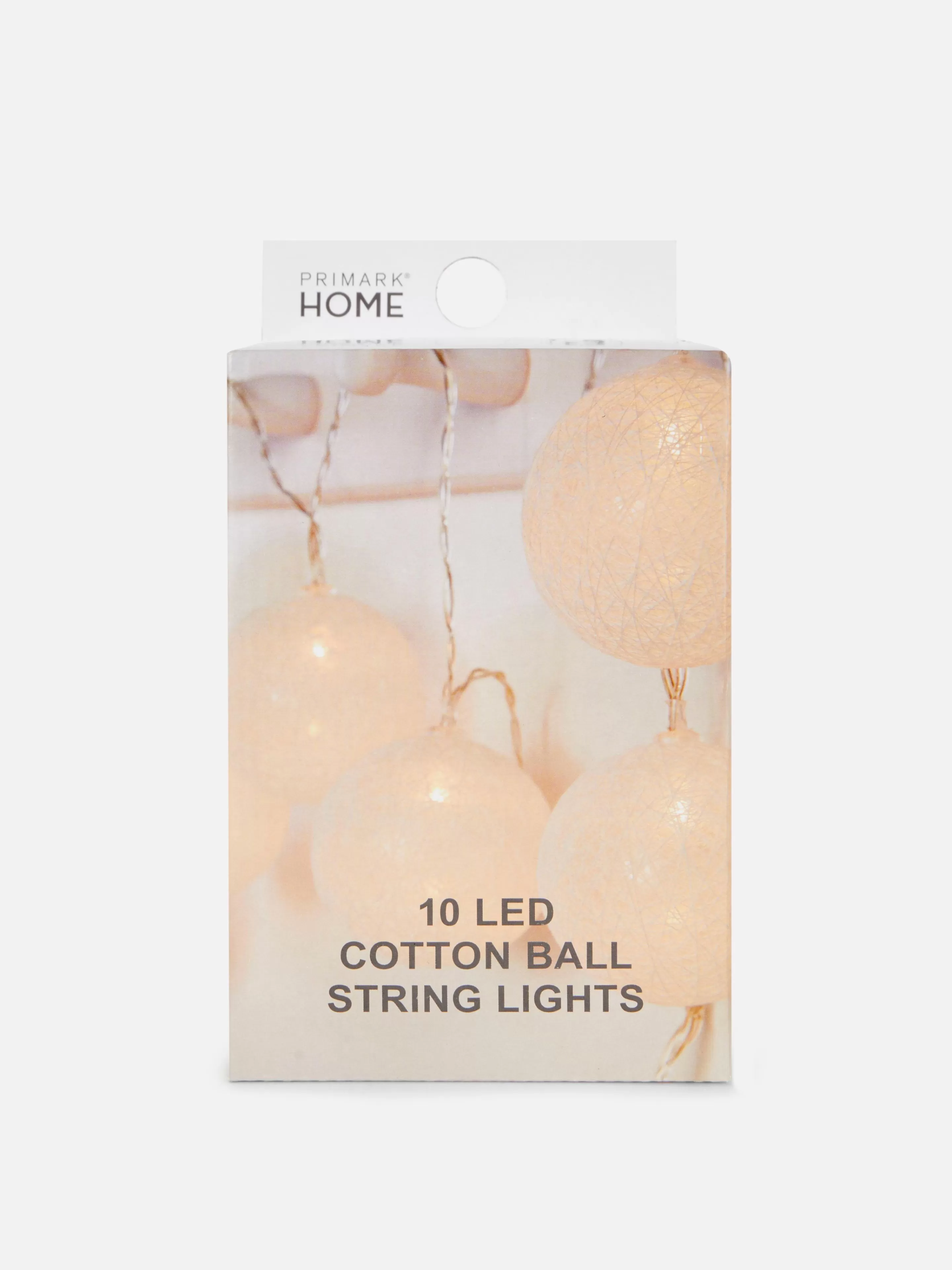 Iluminação*Primark Corrente Luzes LED Bolas Branco