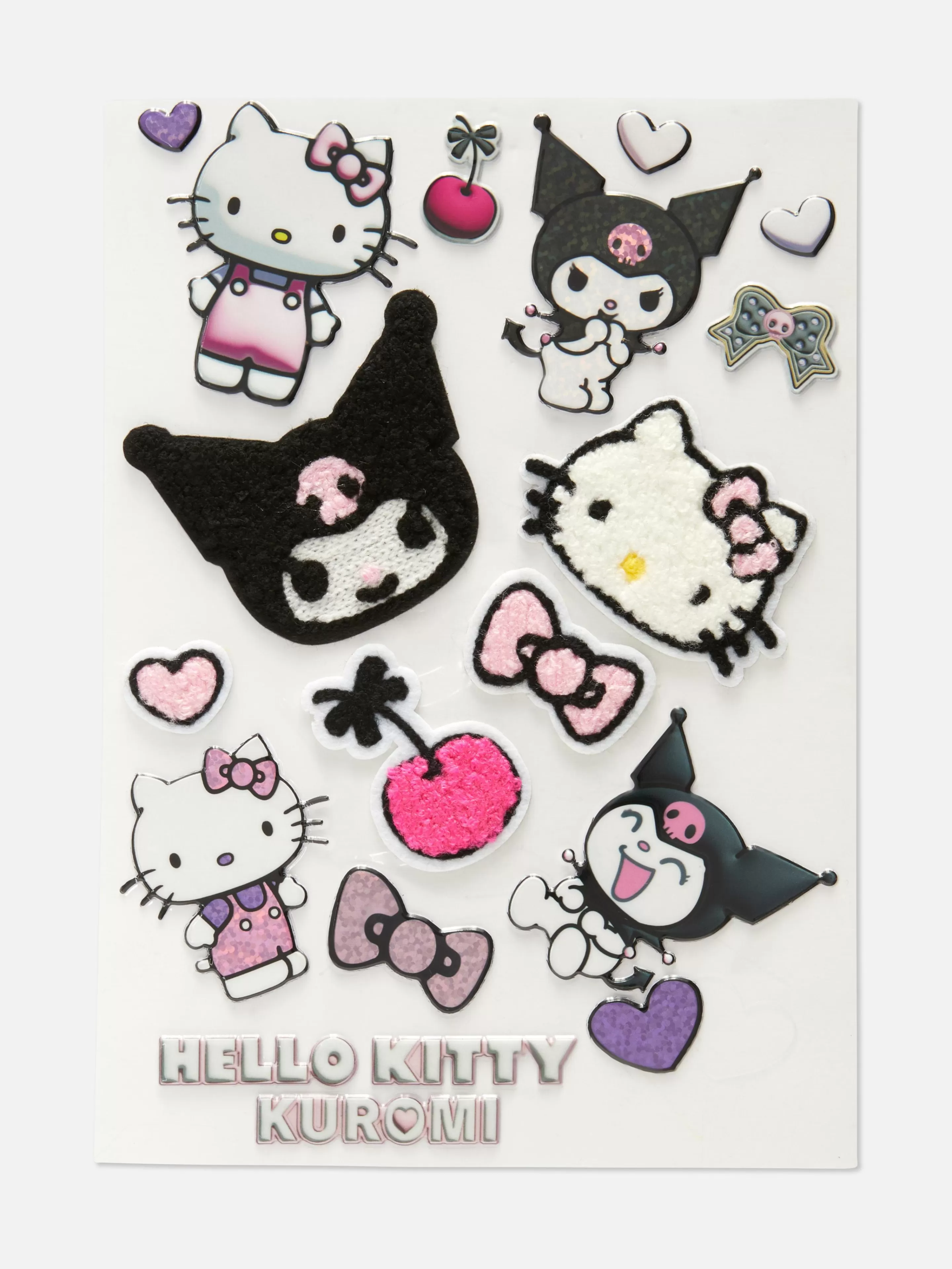 Trabalhos Manuais*Primark Emblemas Adesivos Hello Kitty And Friends Vermelho