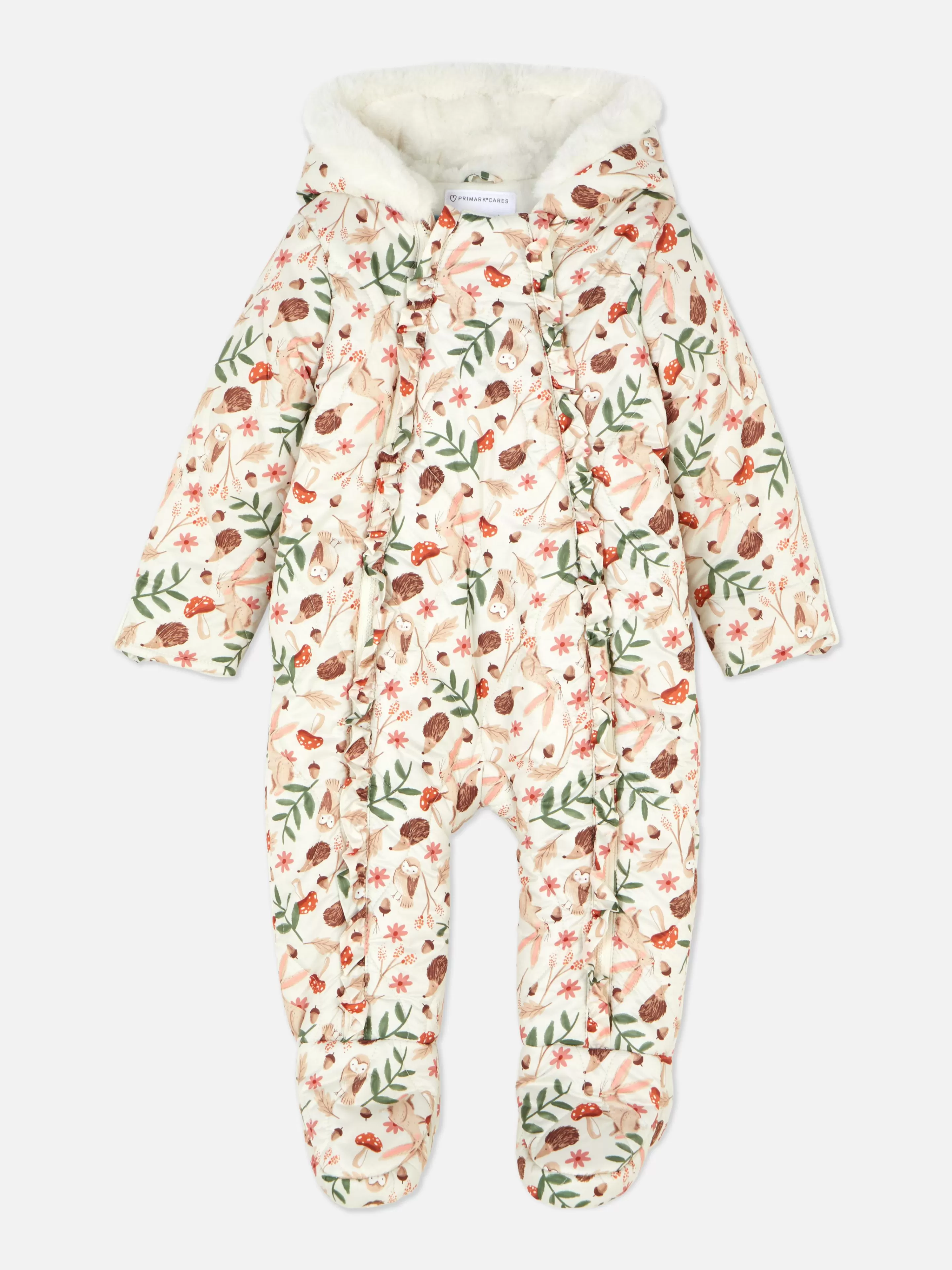 Babygrows E Pijamas*Primark Fato Passeio Padrão Bosque Marfim