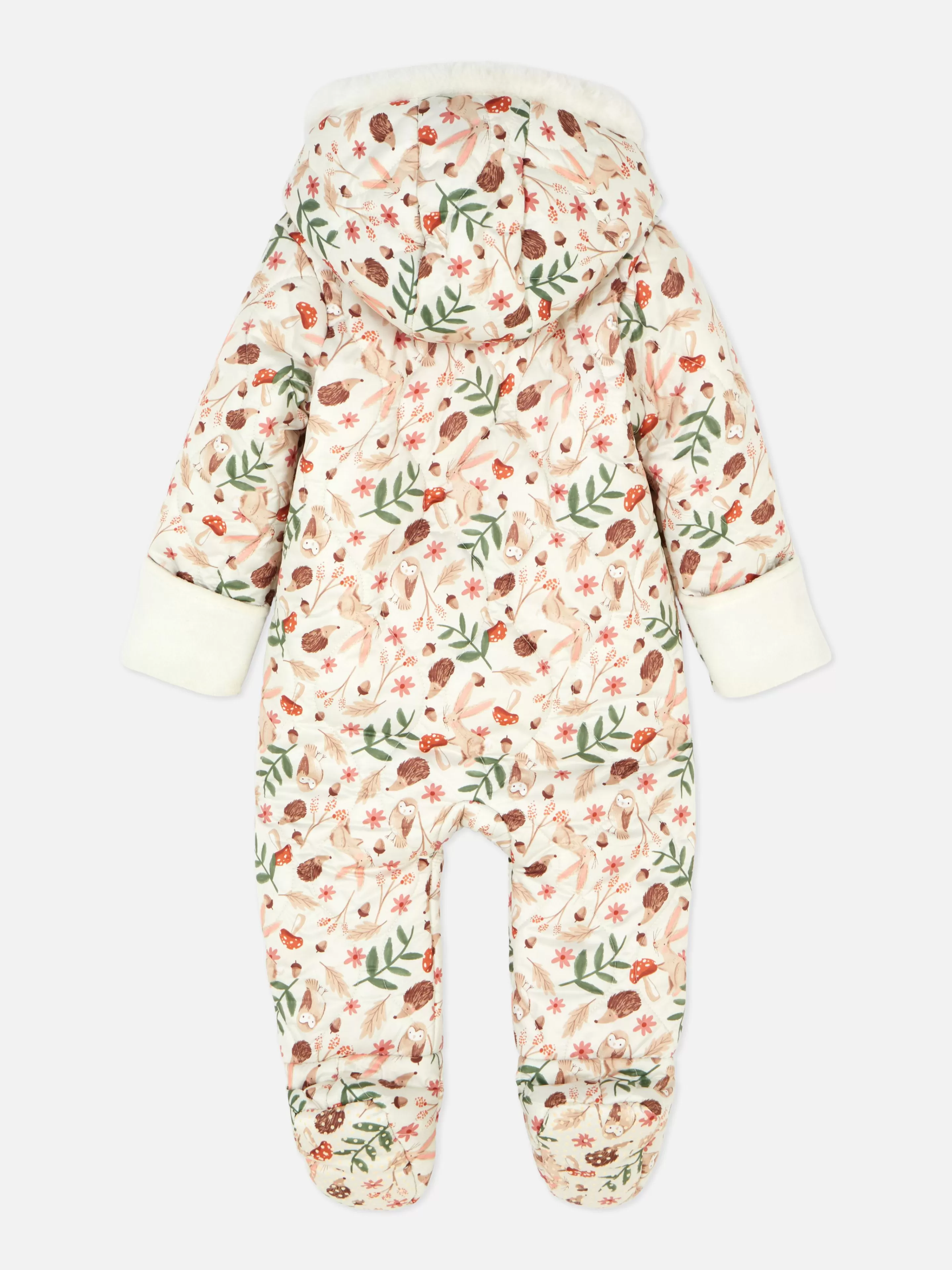 Babygrows E Pijamas*Primark Fato Passeio Padrão Bosque Marfim