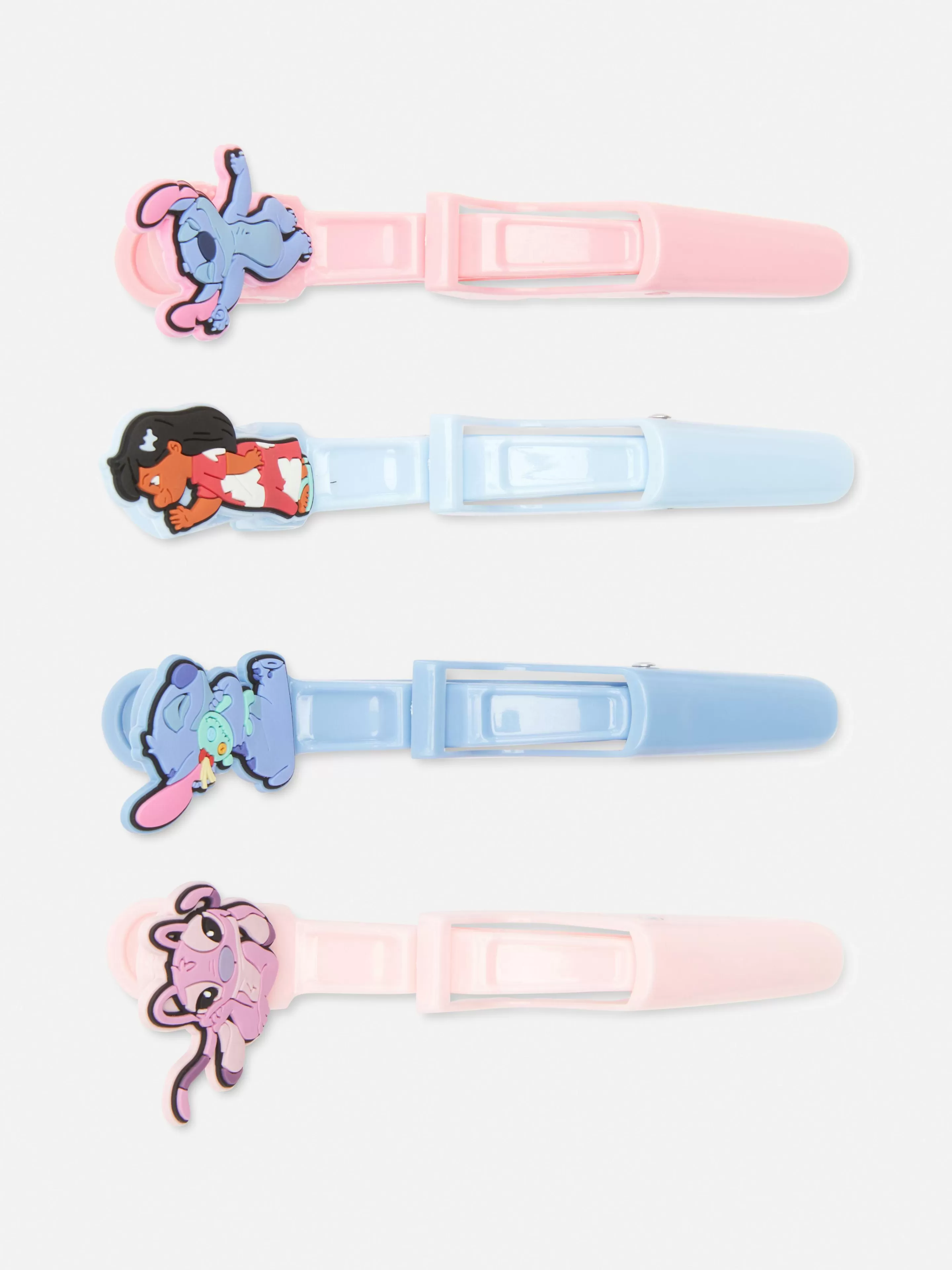 Acessórios De Cabelo*Primark Ganchos Cabelo Bico Disney Lilo & Stitch Multicolor