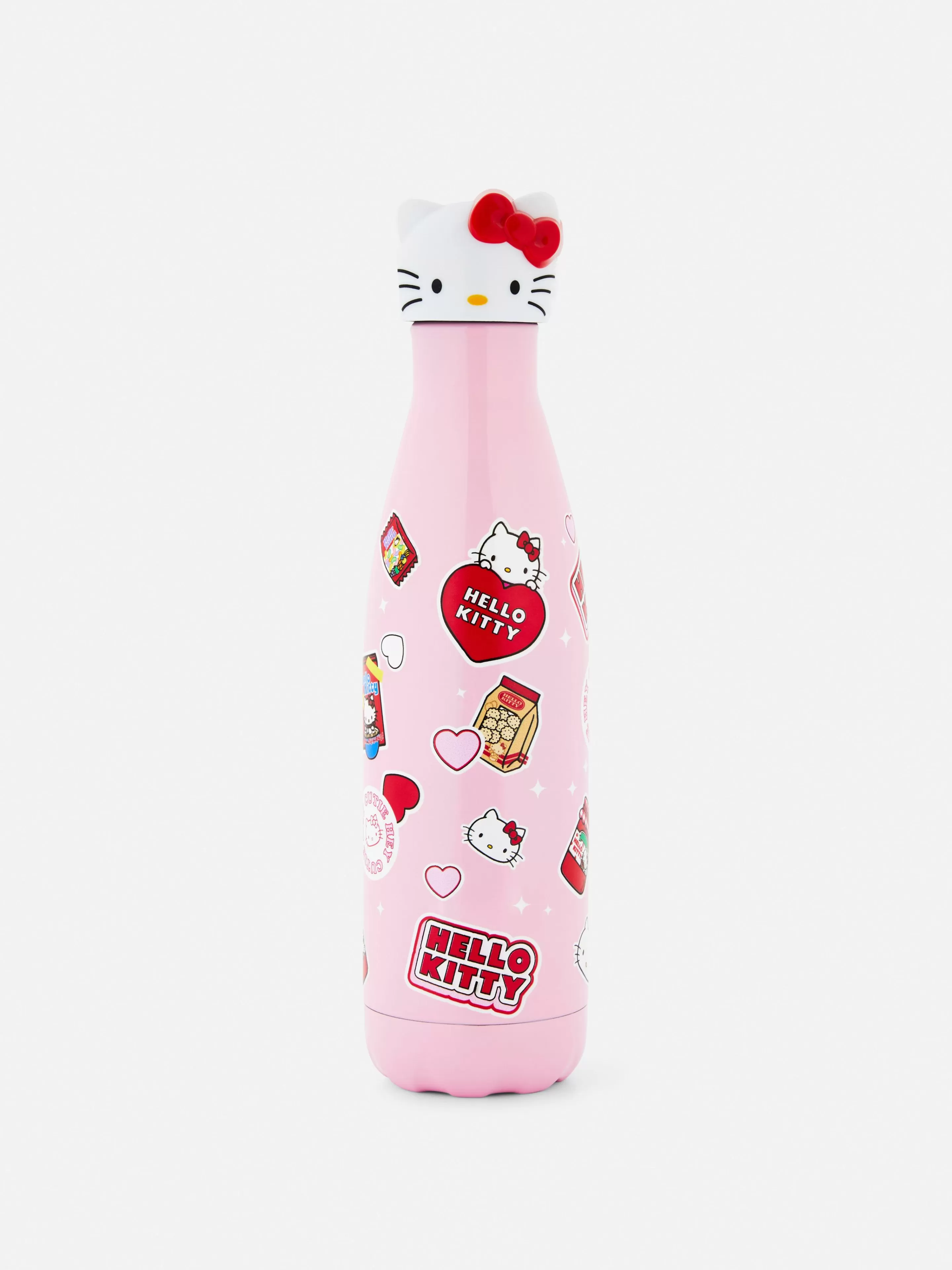 Copos E Canecas*Primark Garrafa água Tampa 3D Hello Kitty Cor-de-rosa