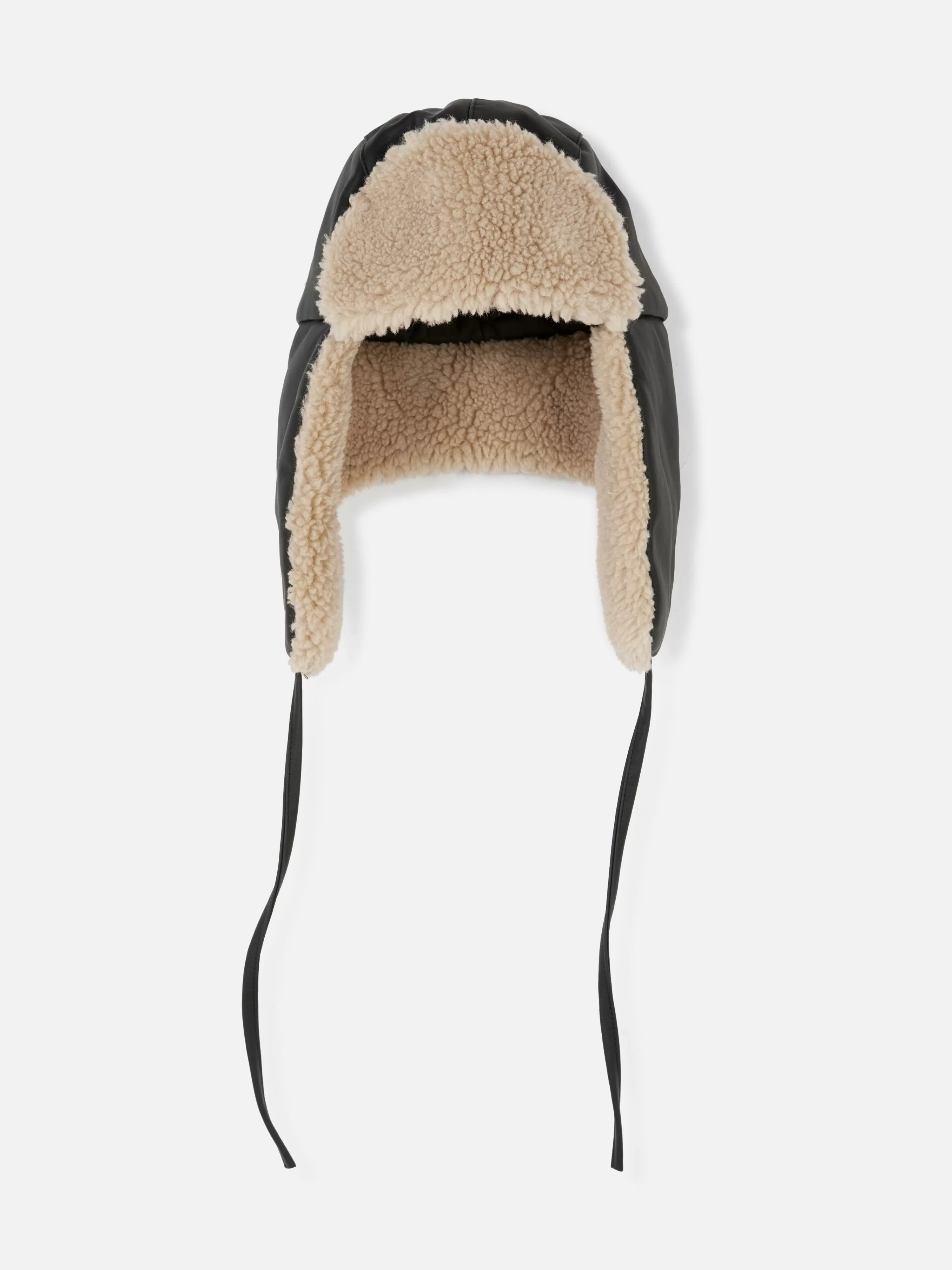 Chapéus, Luvas E Cachecóis | Agasalhos Inverno*Primark Gorro Abas Forro Malha Polar Rita Ora Preto