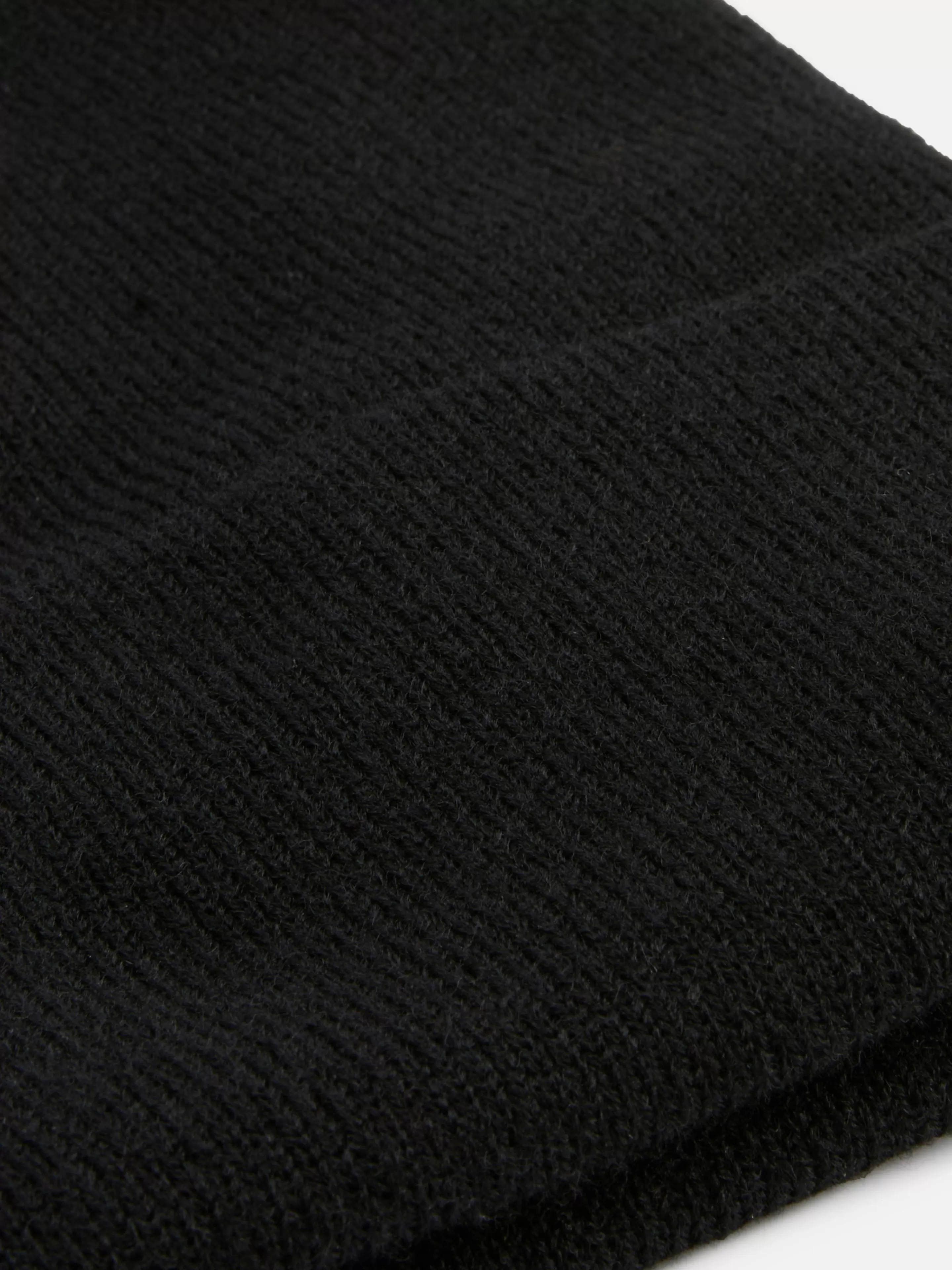 Chapéus, Luvas E Cachecóis*Primark Gorro Dobra Larga Preto