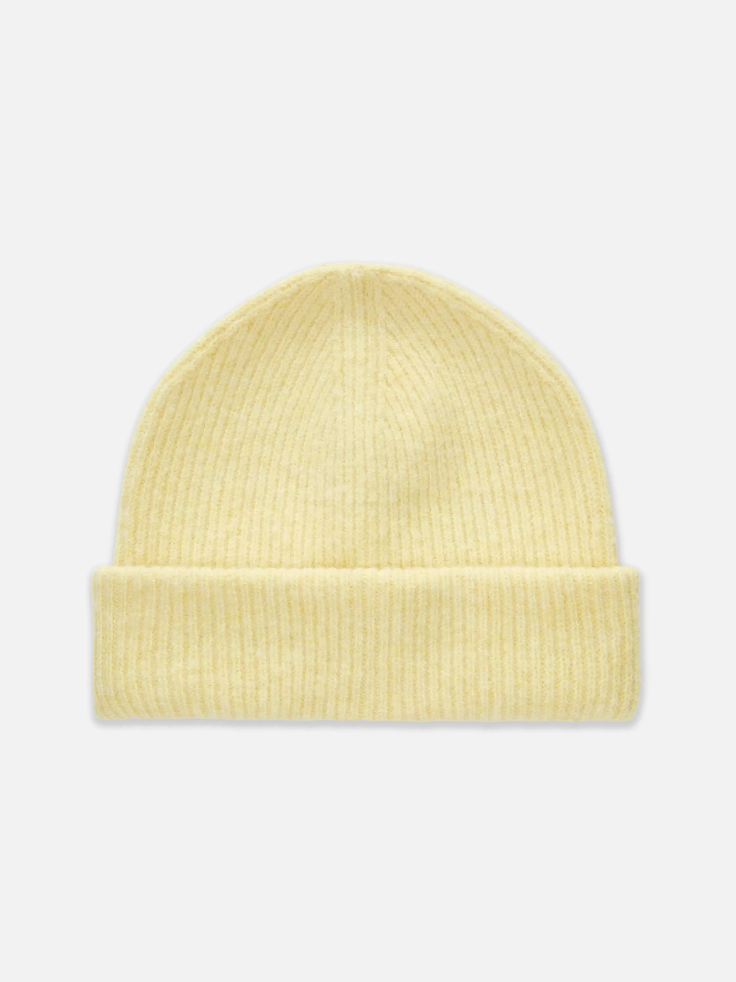 Chapéus, Luvas E Cachecóis*Primark Gorro Dobra Malha Grossa Amarelo