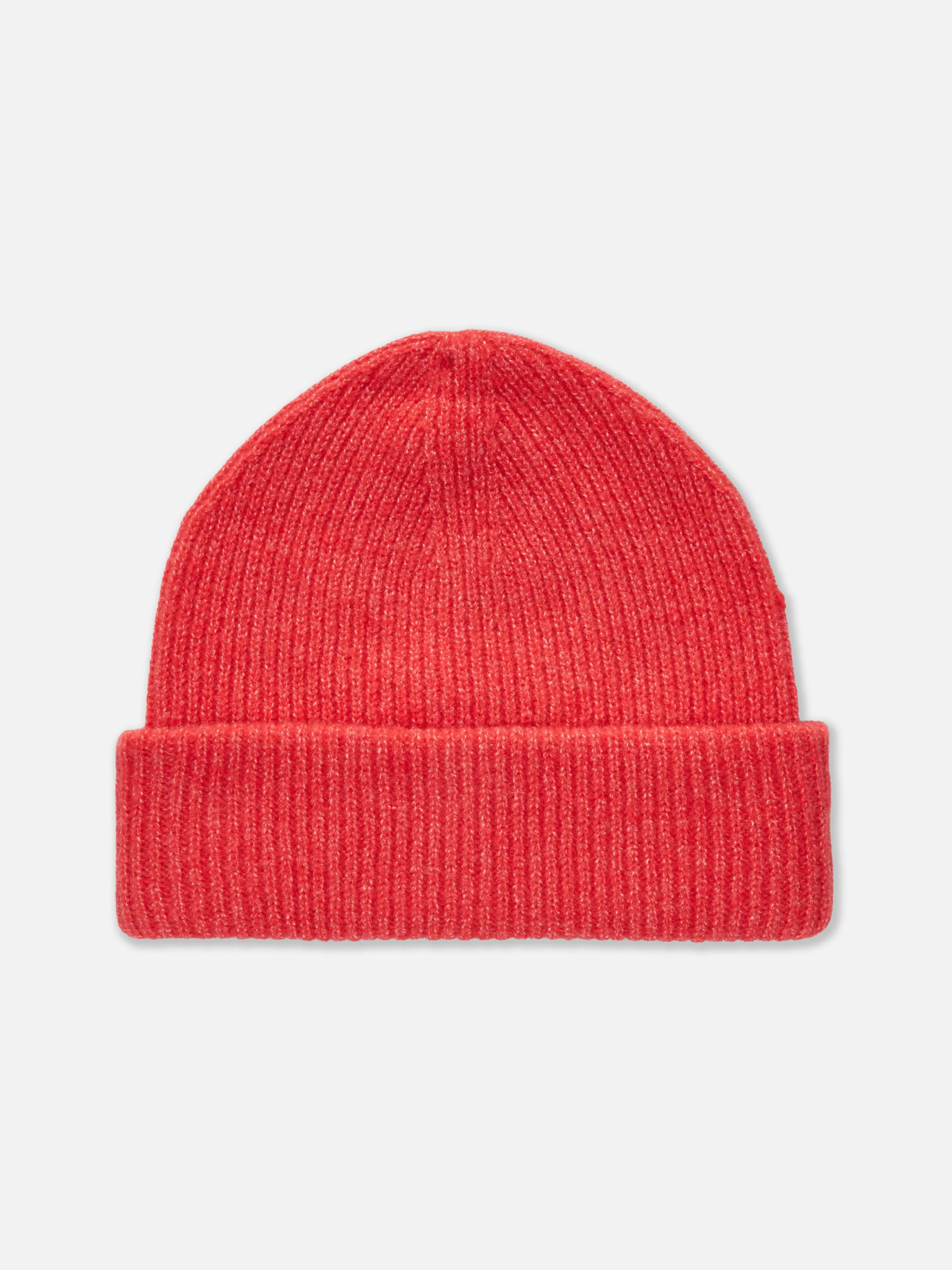 Chapéus, Luvas E Cachecóis*Primark Gorro Dobra Malha Grossa Vermelho