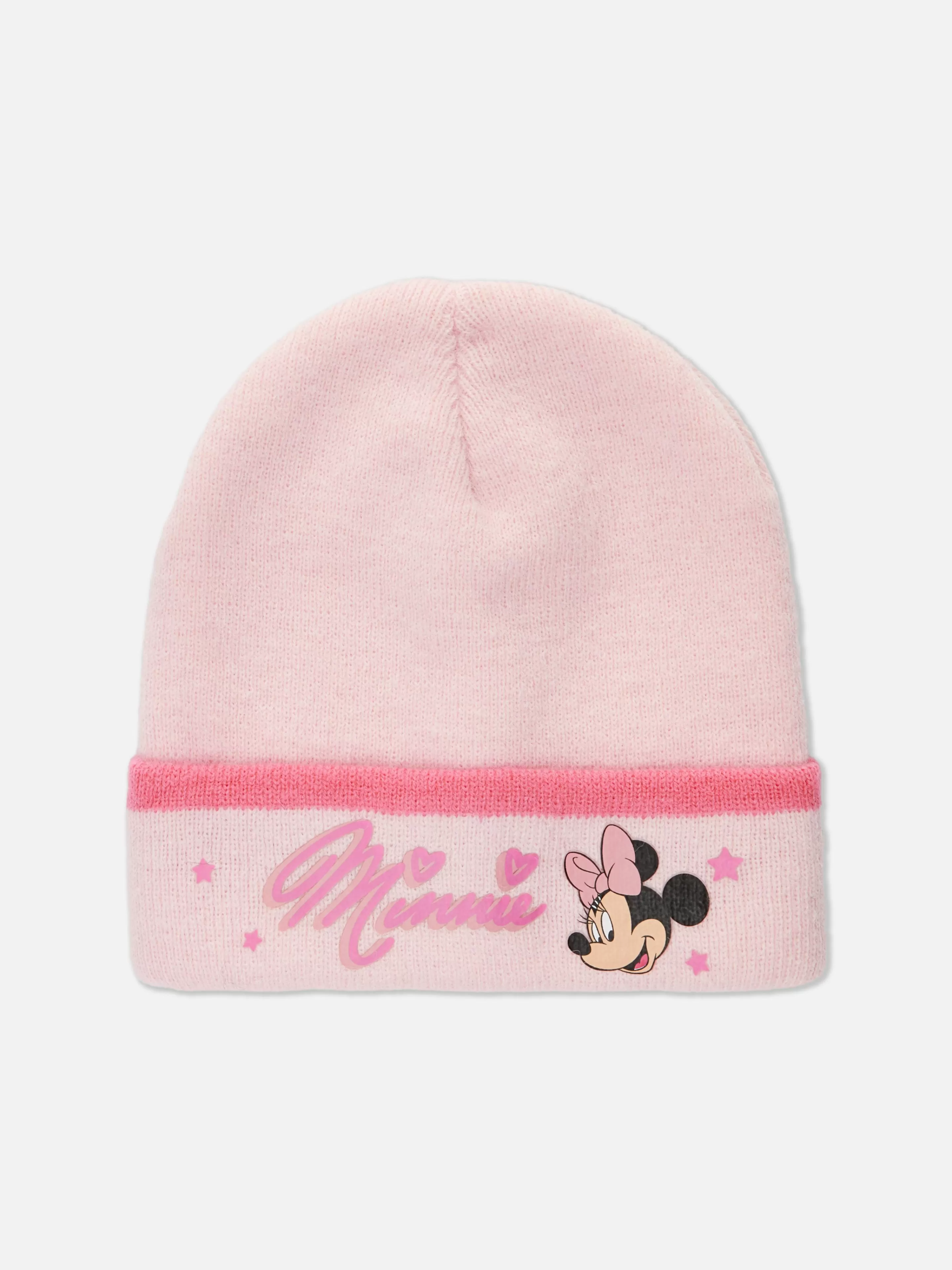 Chapéus, Luvas E Cachecóis*Primark Gorro Malha Disney Minnie Cor-de-rosa