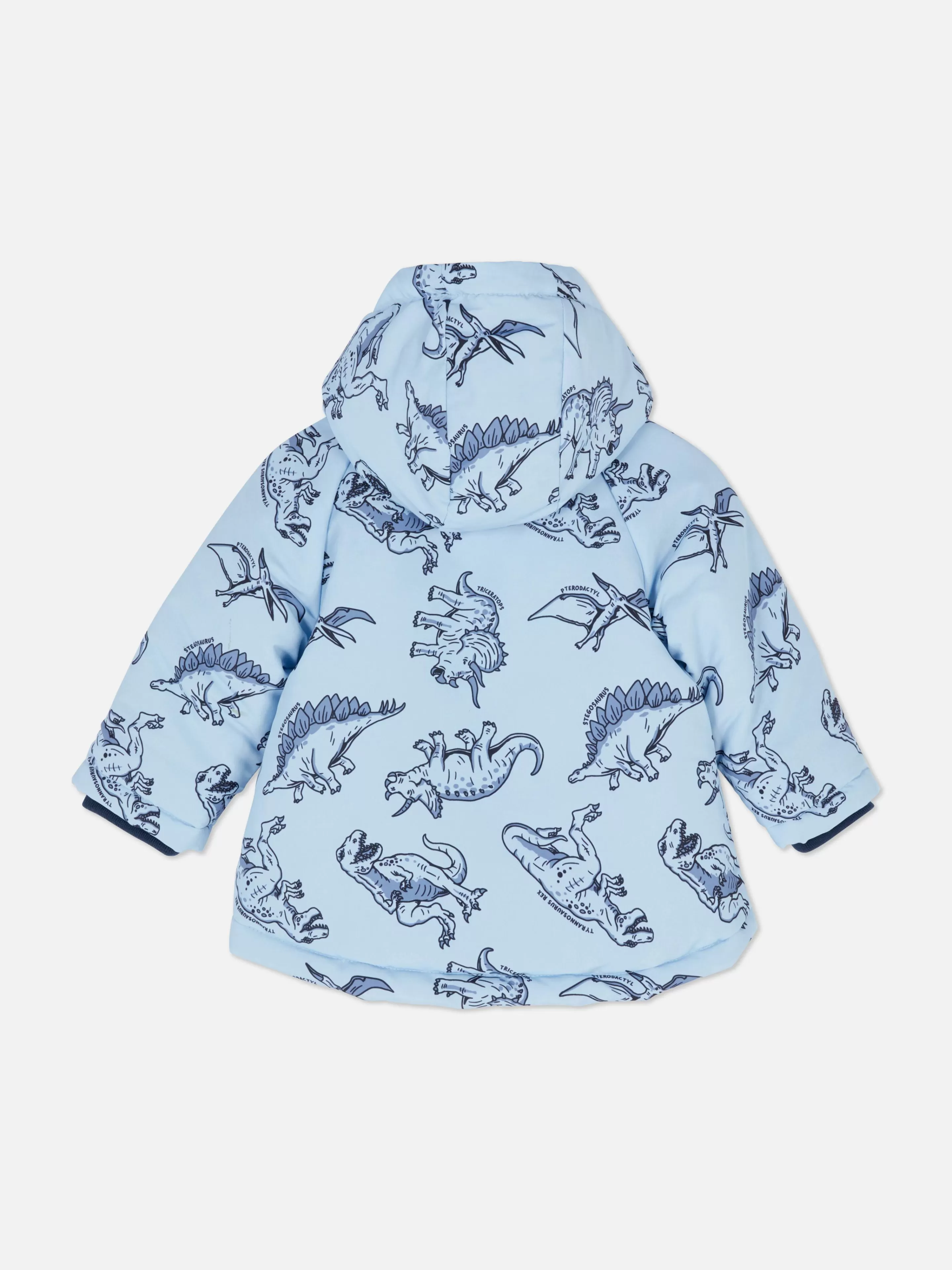 Casacos E Blusões*Primark Impermeável Dinossauro Azul