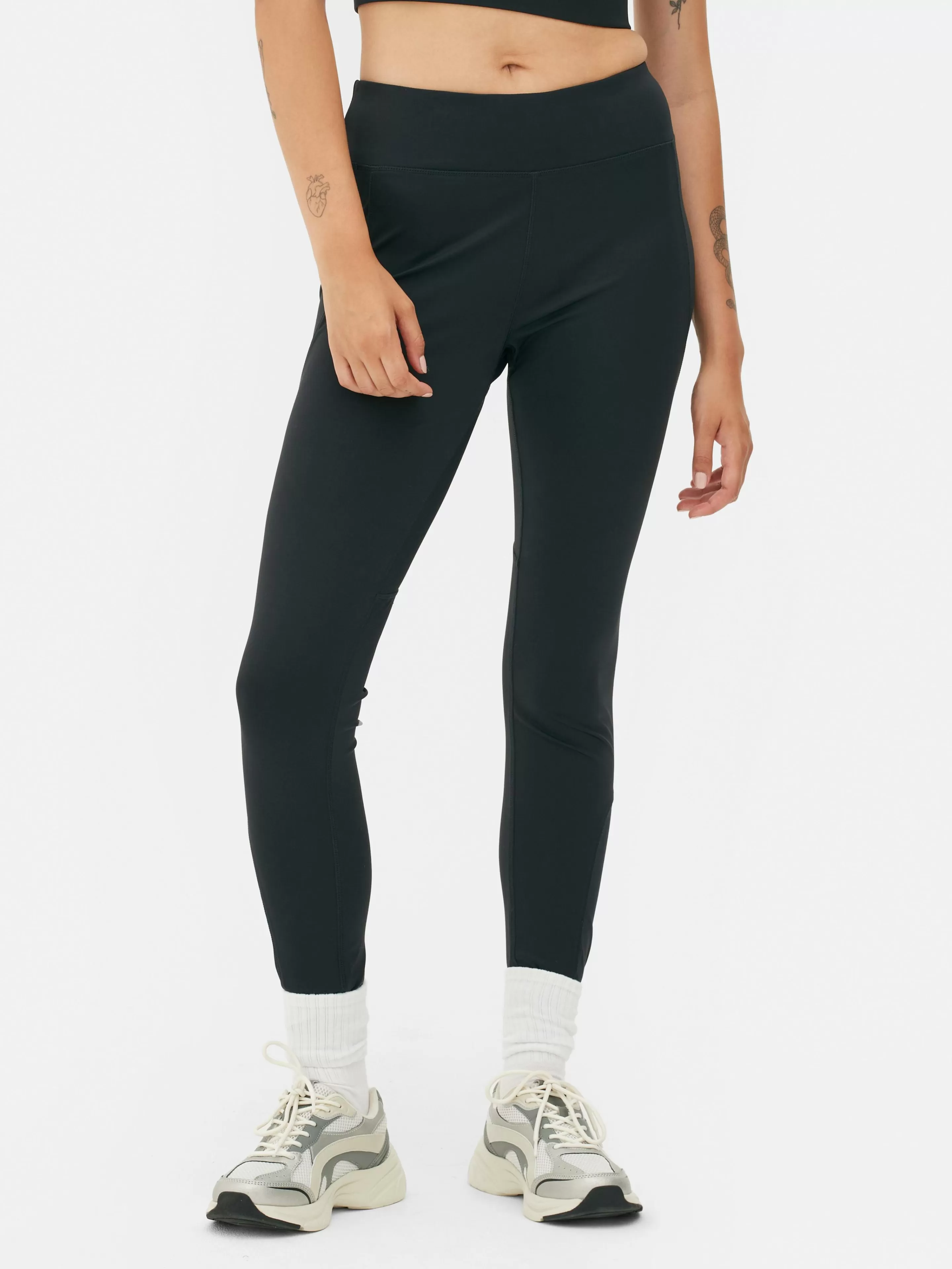 Roupas De Ginásio E De Desporto*Primark Leggings Desempenho Desporto Preto