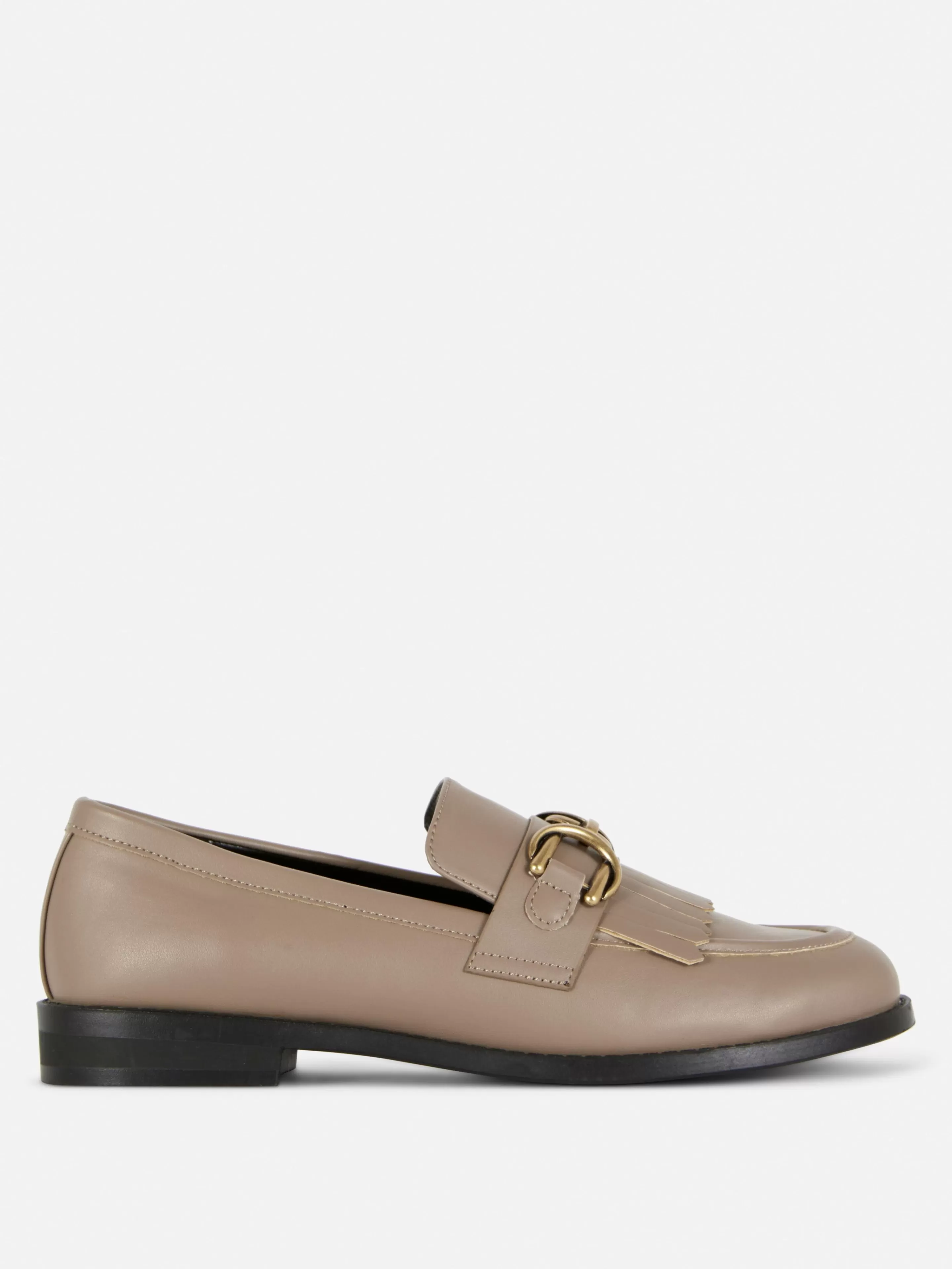 Sapatos Rasos*Primark Loafers Fivelas Franjas Cinzento-acastanhado