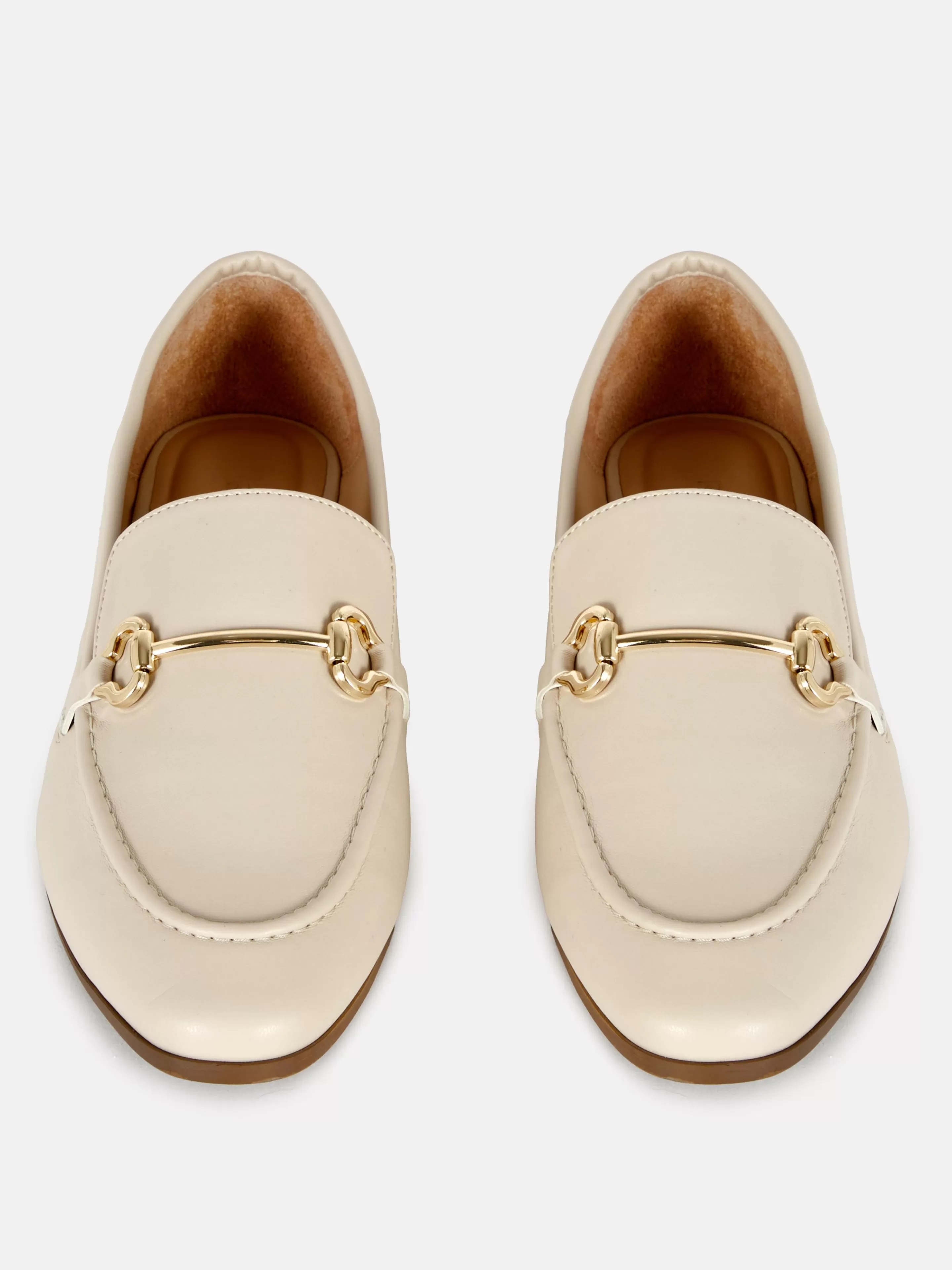 Sapatos Rasos*Primark Loafers Imitação Pele Cru