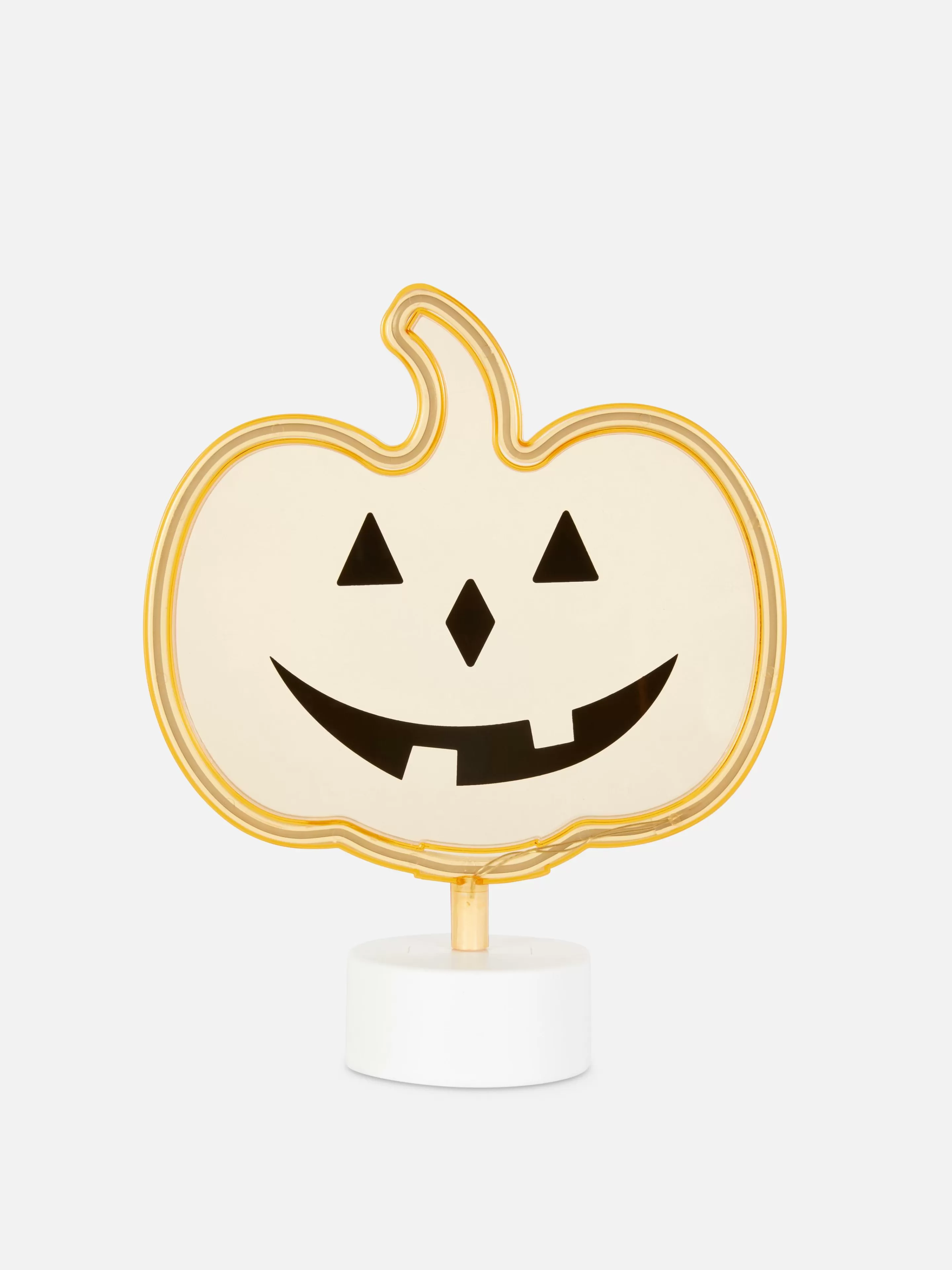 Iluminação*Primark Luz LED Néon Abóbora Halloween Cor de laranja