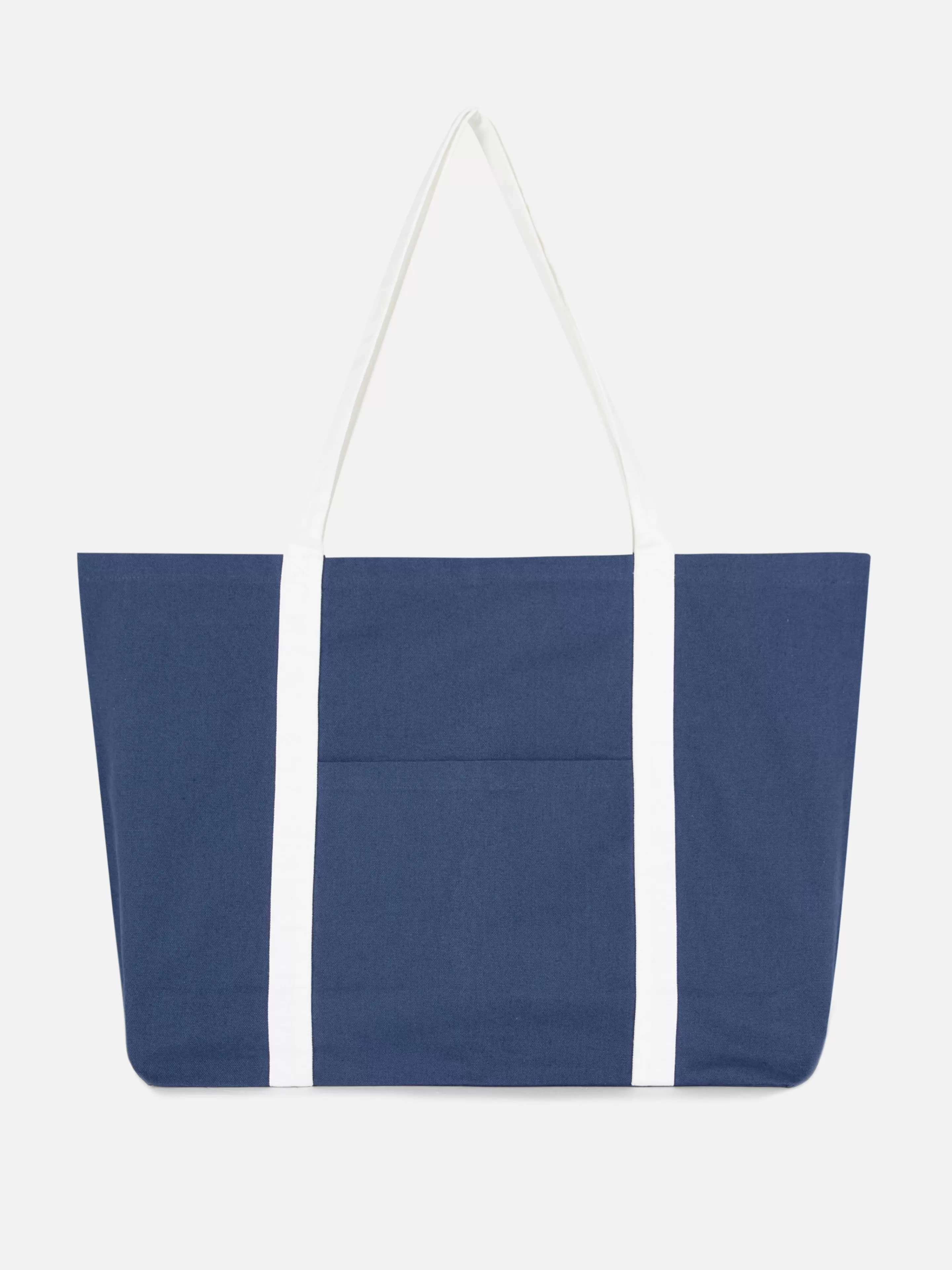 Malas E Carteiras*Primark Mala Shopper Lona Grande Azul-marinho