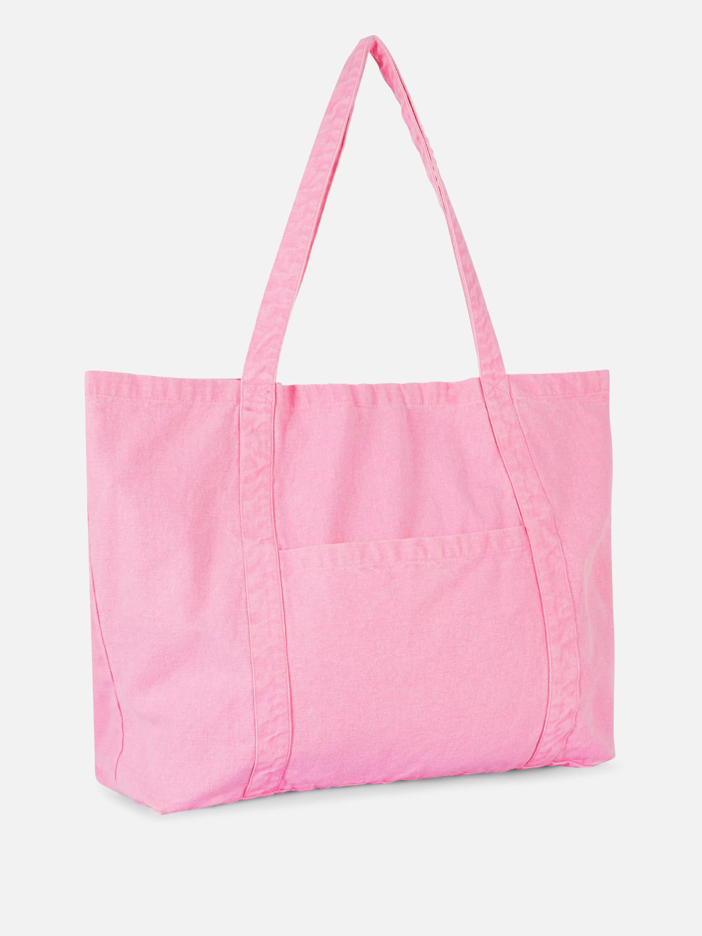 Malas E Carteiras*Primark Mala Shopper Lona Grande Cor-de-rosa