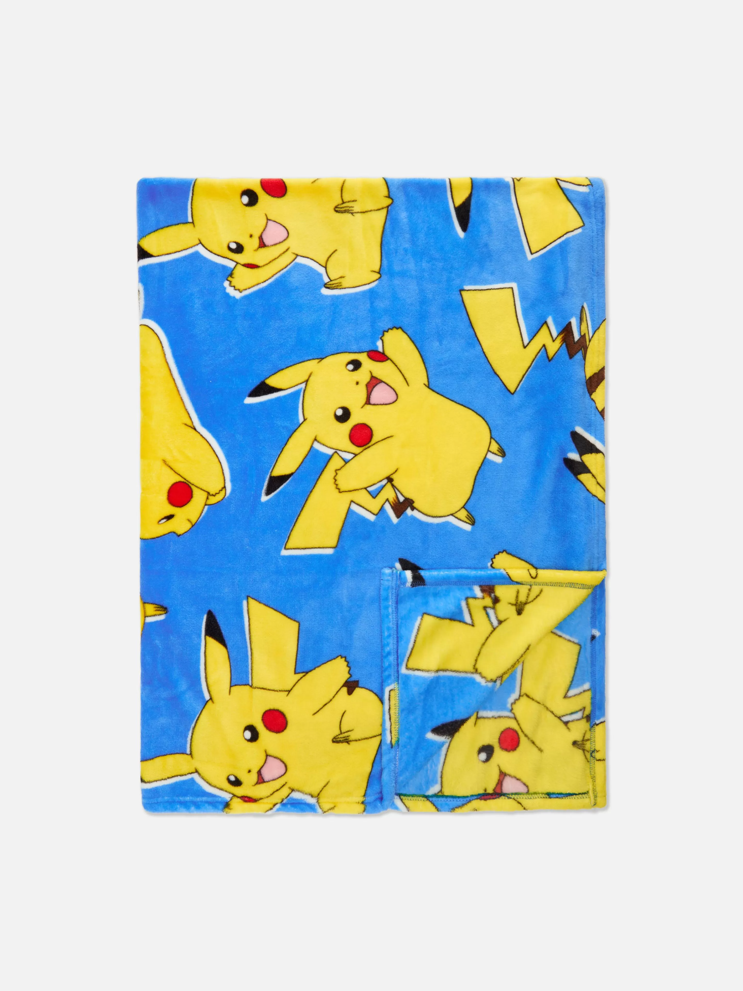 Cobertores E Mantas*Primark Manta Capuz Pokémon Pikachu Azul