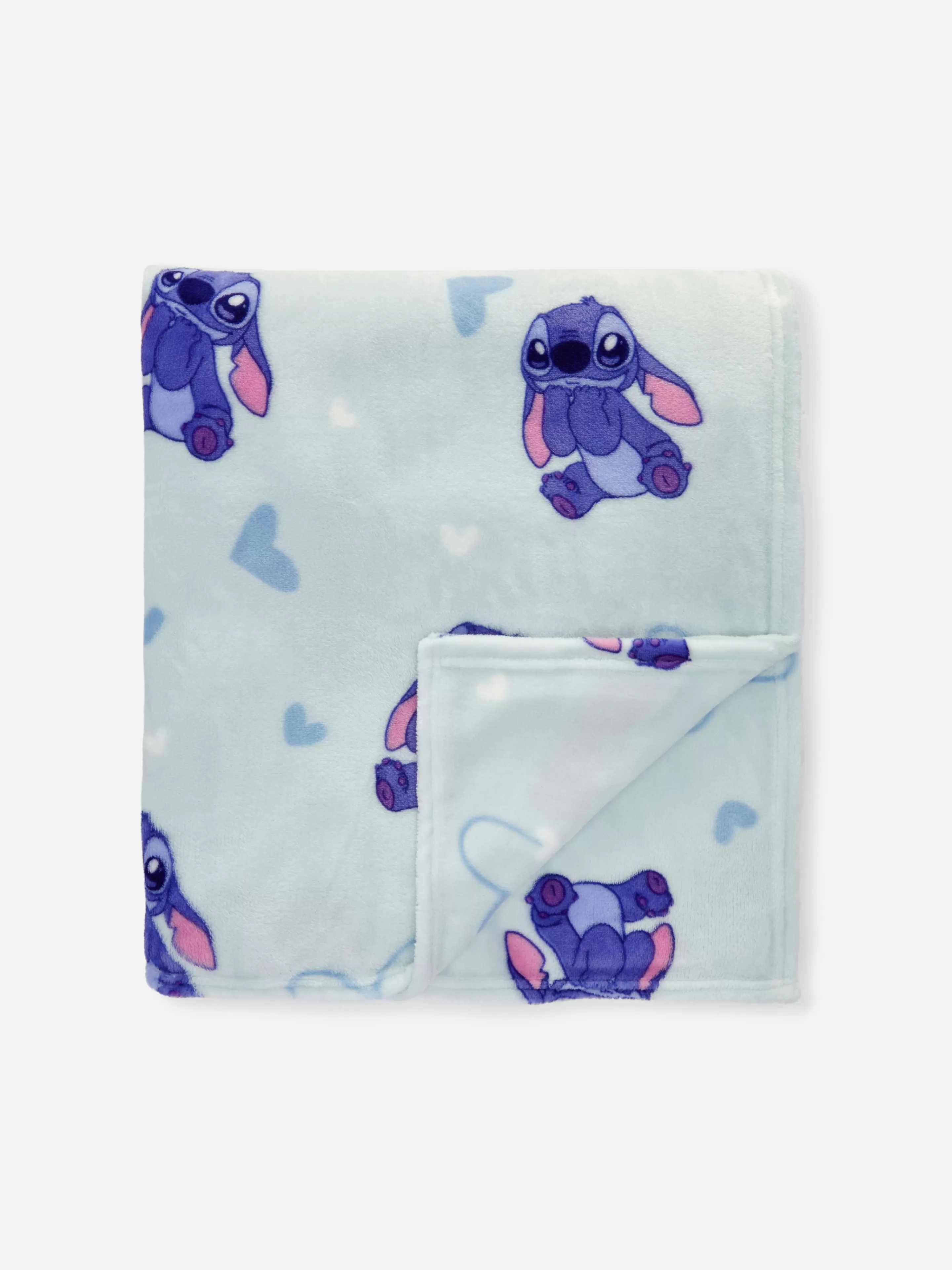 Cobertores E Mantas*Primark Manta Toque Suave Disney Stitch Multicolor