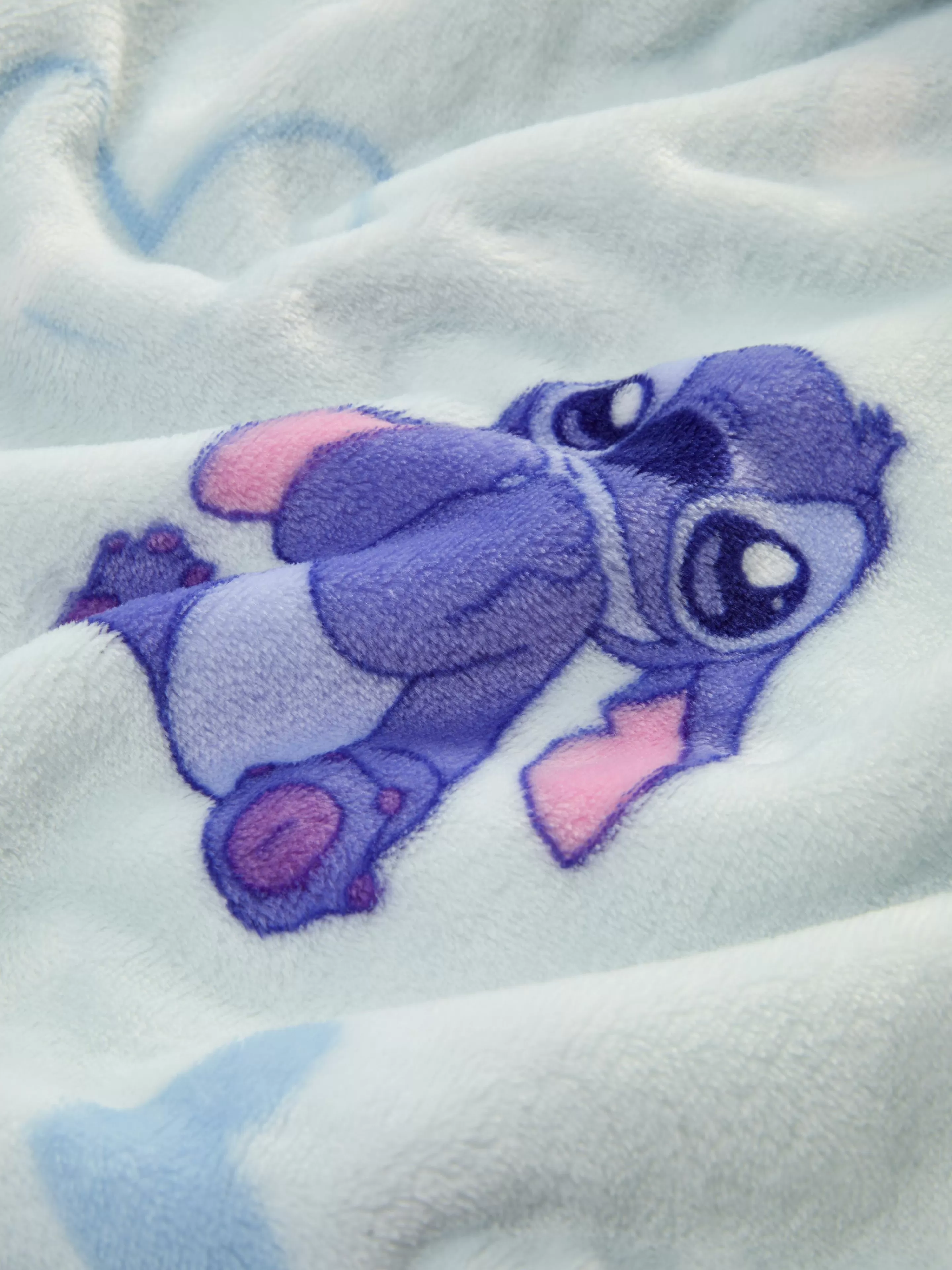 Cobertores E Mantas*Primark Manta Toque Suave Disney Stitch Multicolor