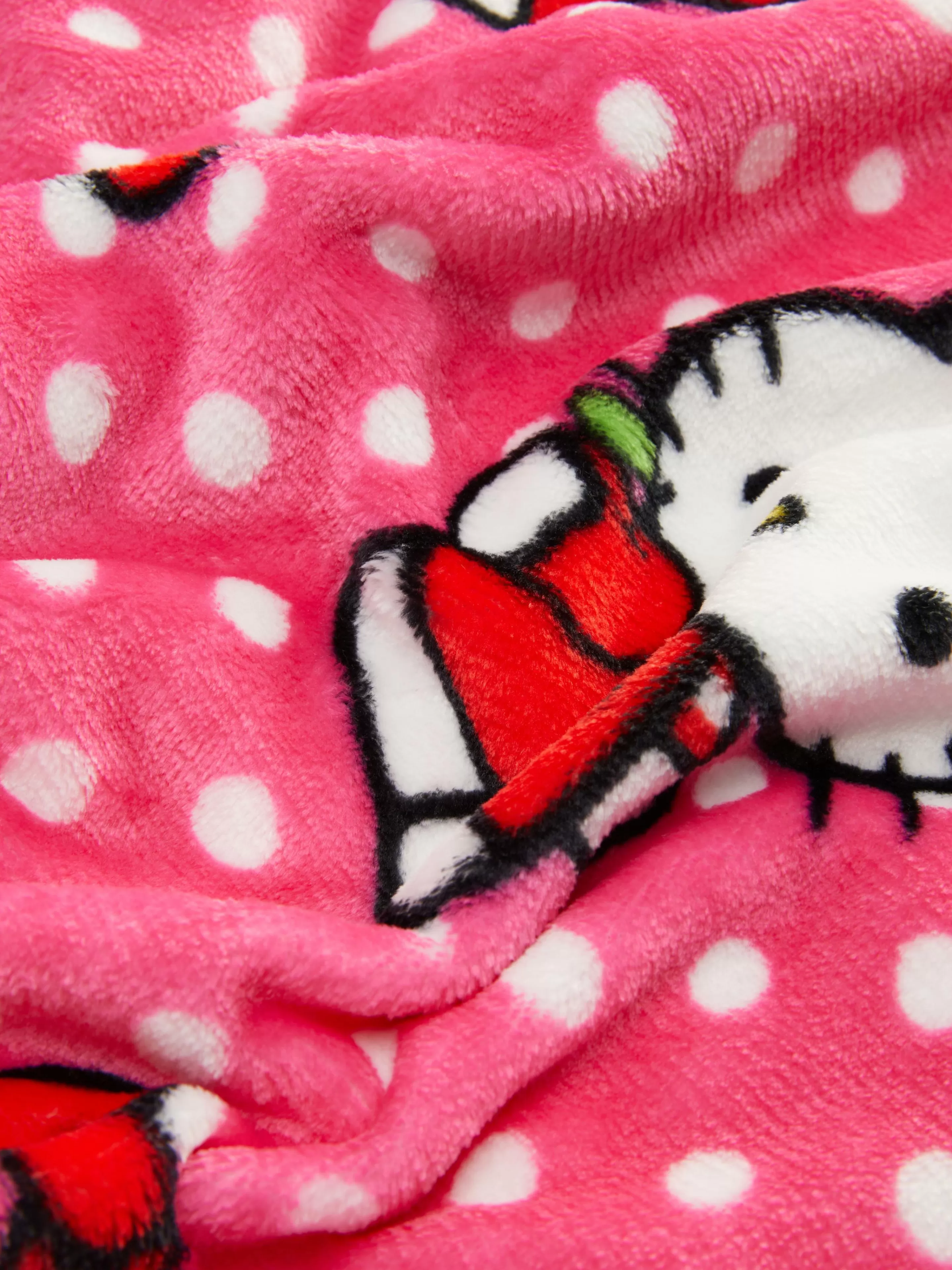 Cobertores E Mantas*Primark Manta Toque Suave Hello Kitty Cor-de-rosa