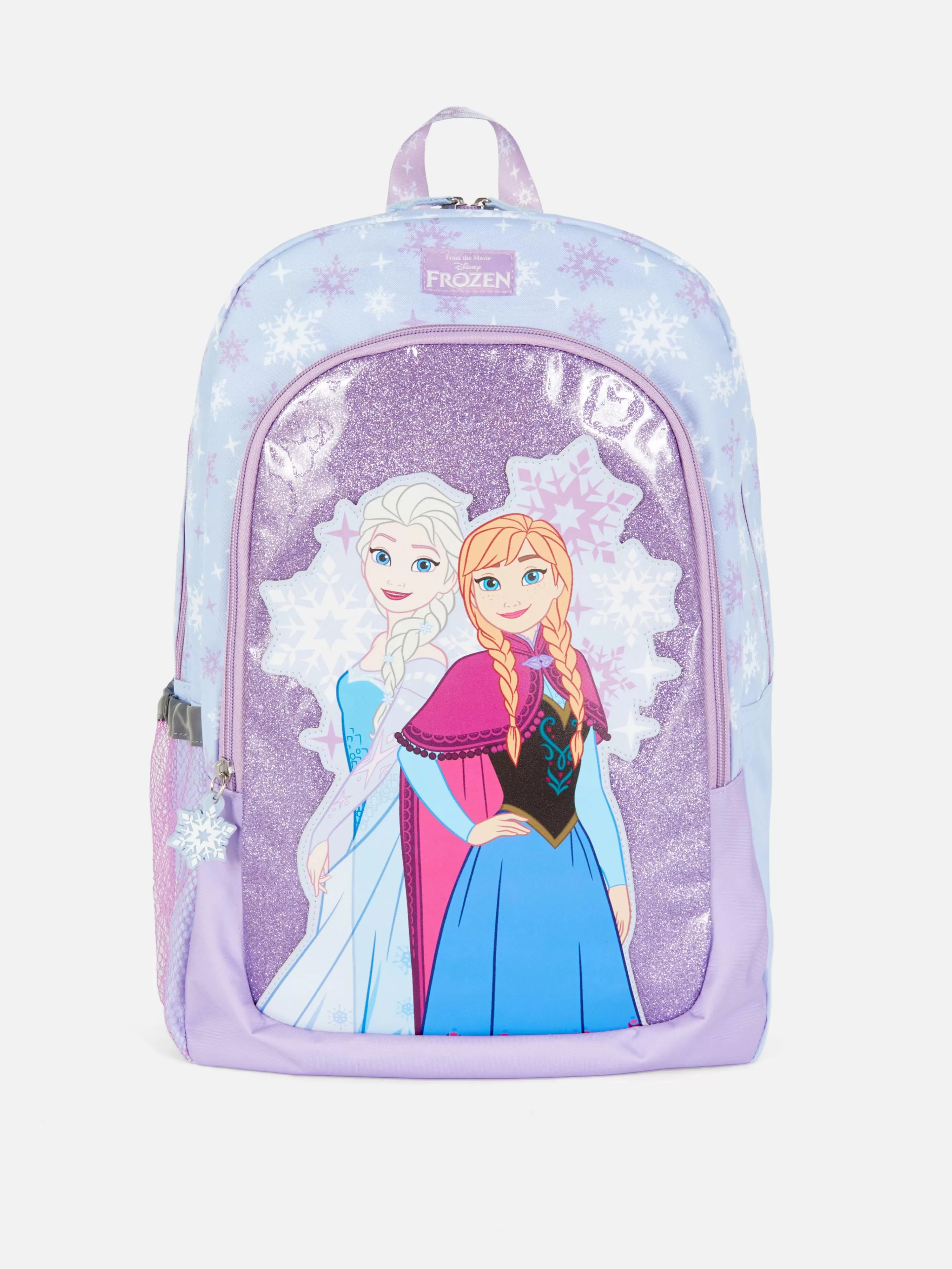 Malas*Primark Mochila Escolar Com Brilho Disney Frozen Lilás