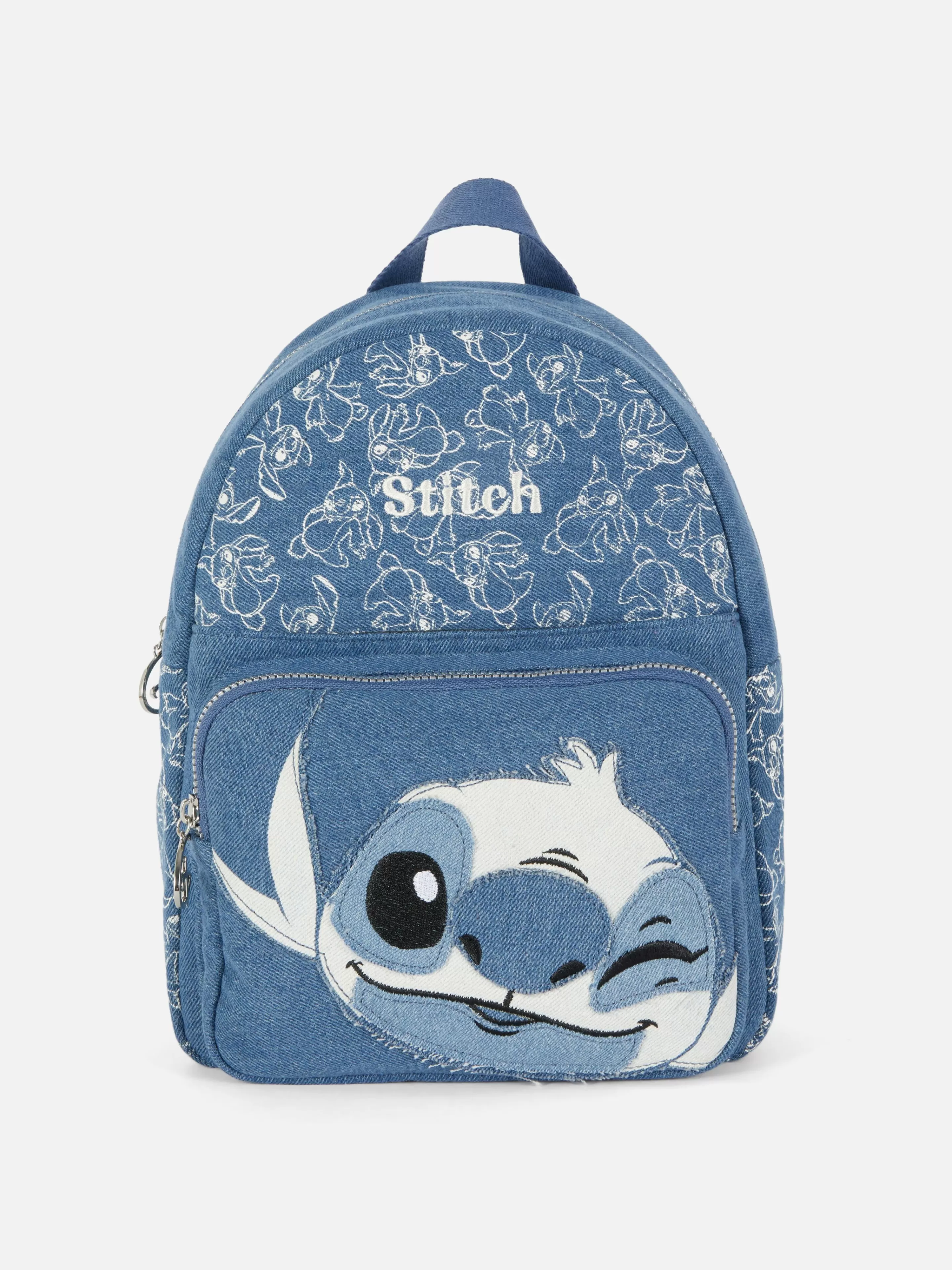 Malas E Carteiras*Primark Mochila Ganga Disney Stitch Azul