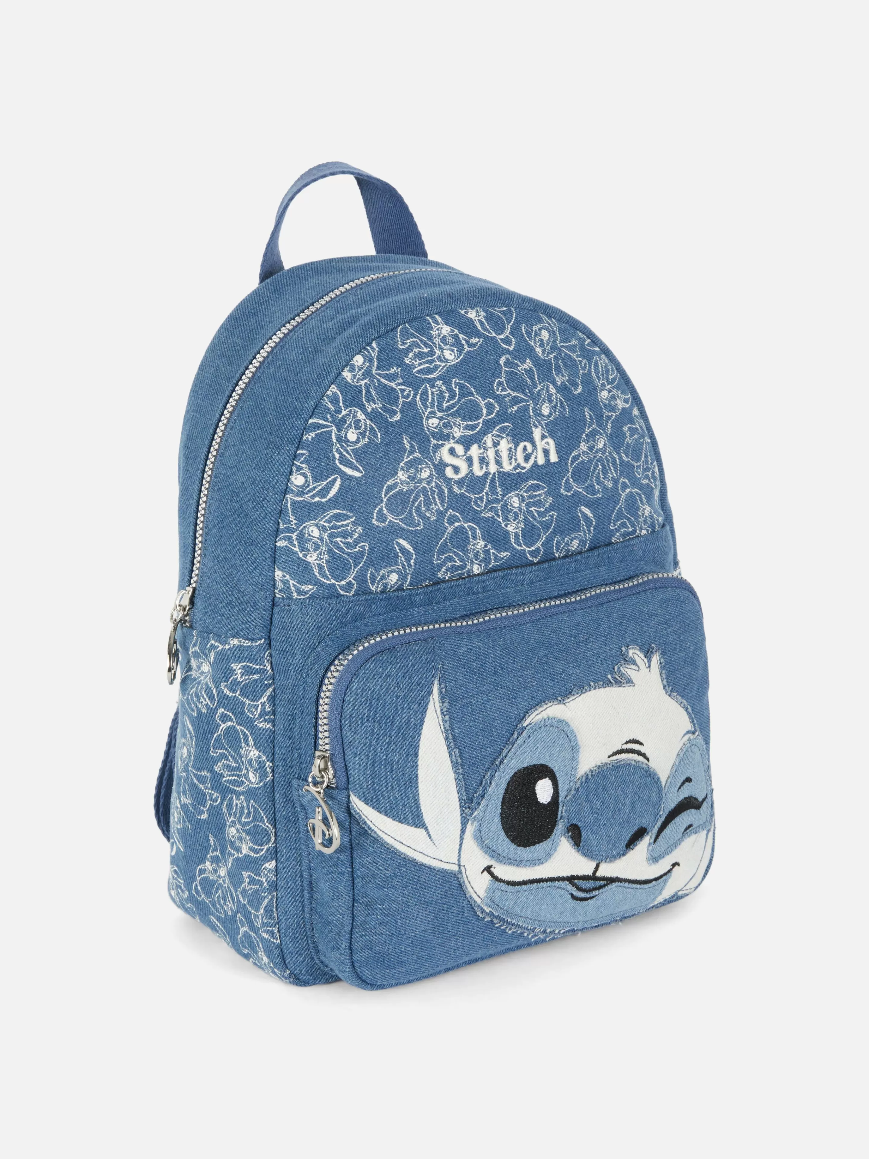 Malas E Carteiras*Primark Mochila Ganga Disney Stitch Azul