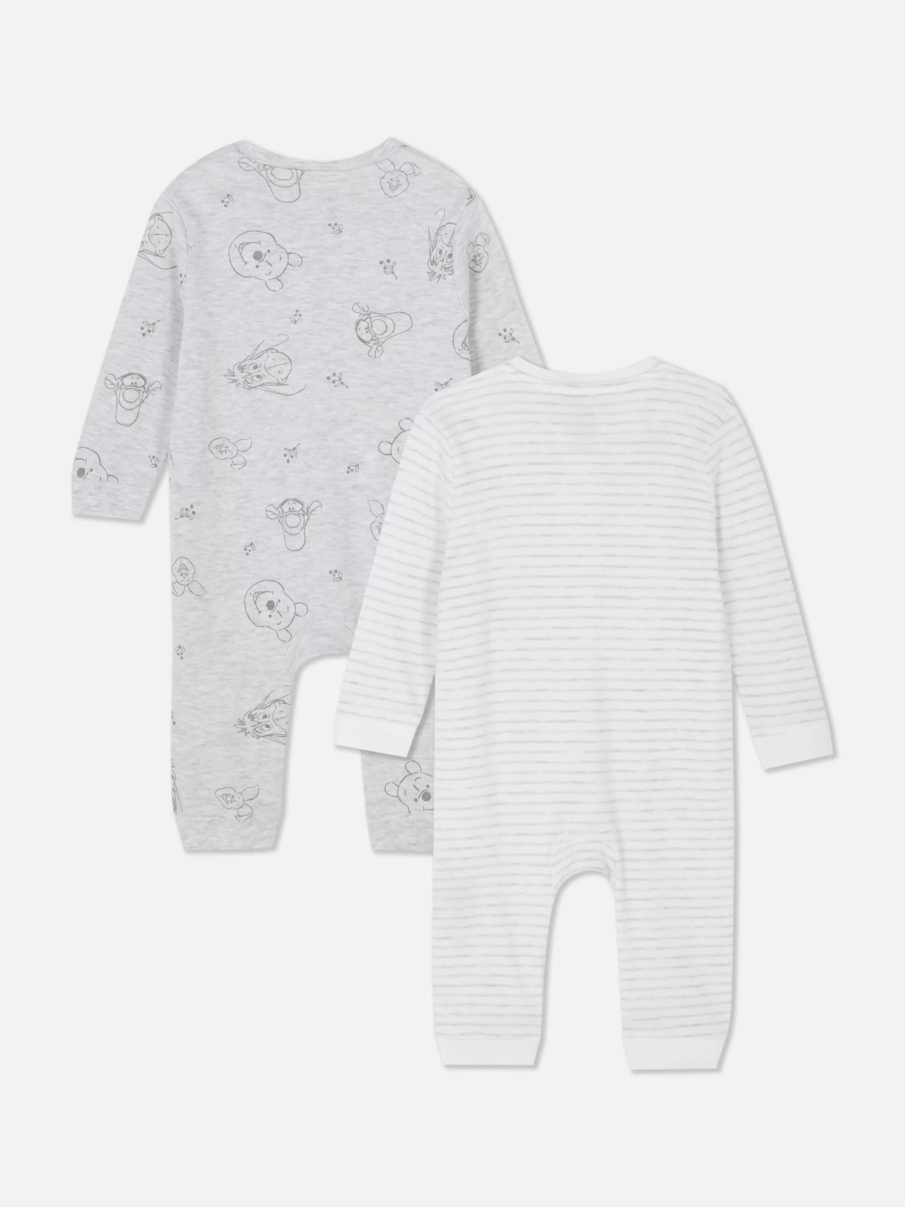 Babygrows E Pijamas*Primark Pack 2 Babygrows Disney Winnie The Pooh Branco