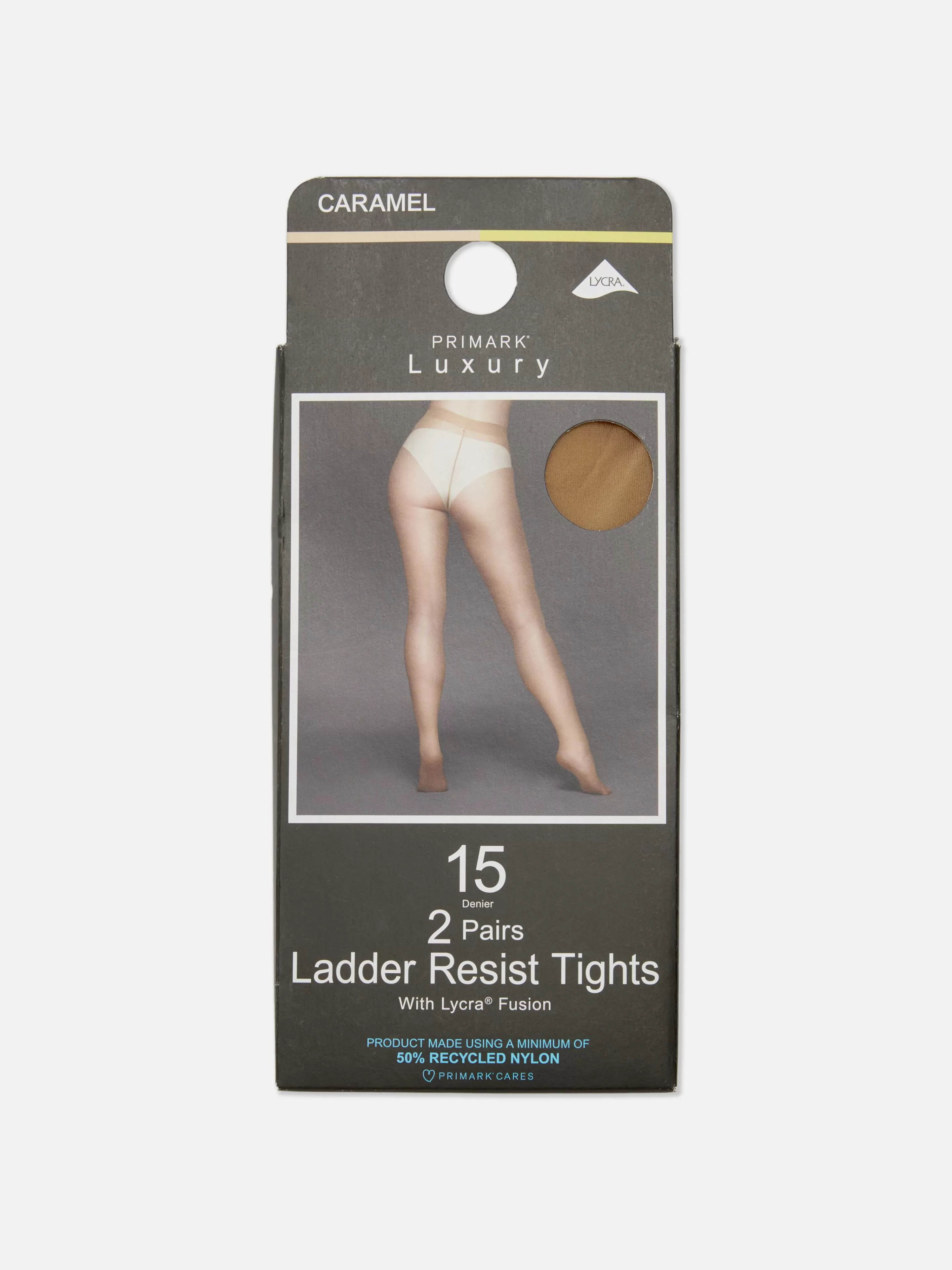 Collants*Primark Pack 2 Collants 15 Denier Ladder Resist Caramelo