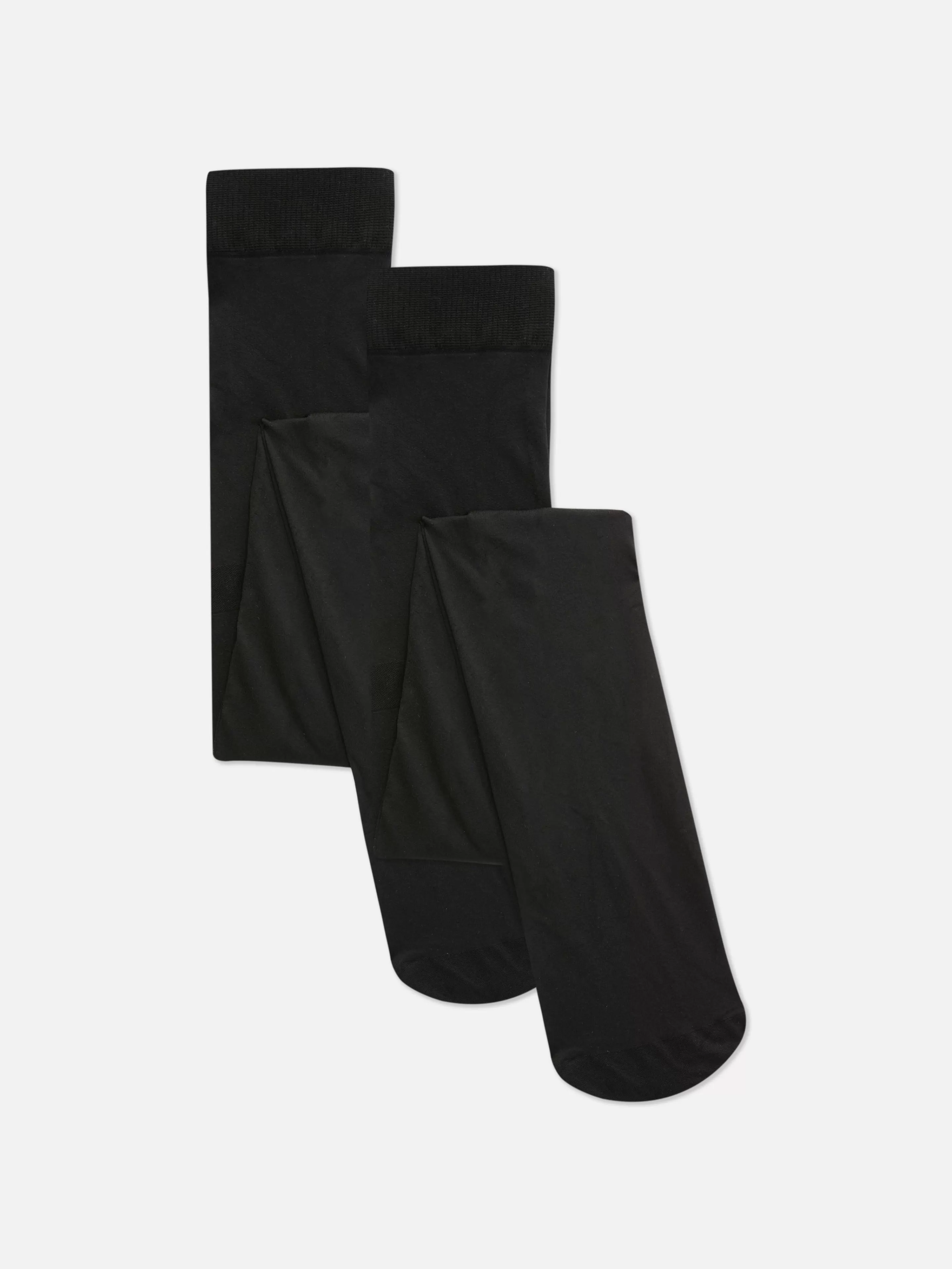 Meias E Collants*Primark Pack 2 Collants Opacos 120 Denier Preto