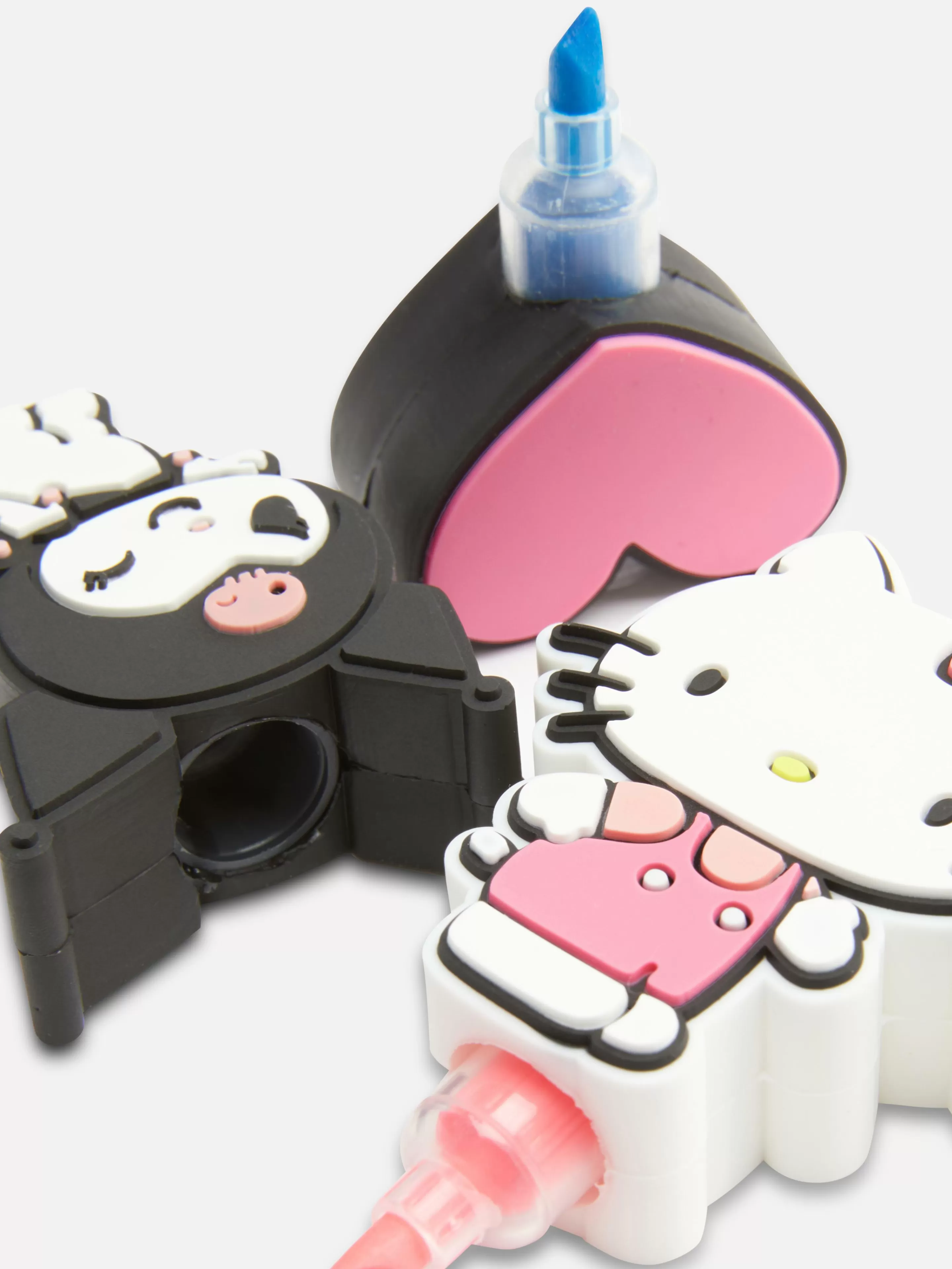 Lápis De Cor*Primark Pack 2 Marcadores Perfumados Hello Kitty E Kuromi Vermelho