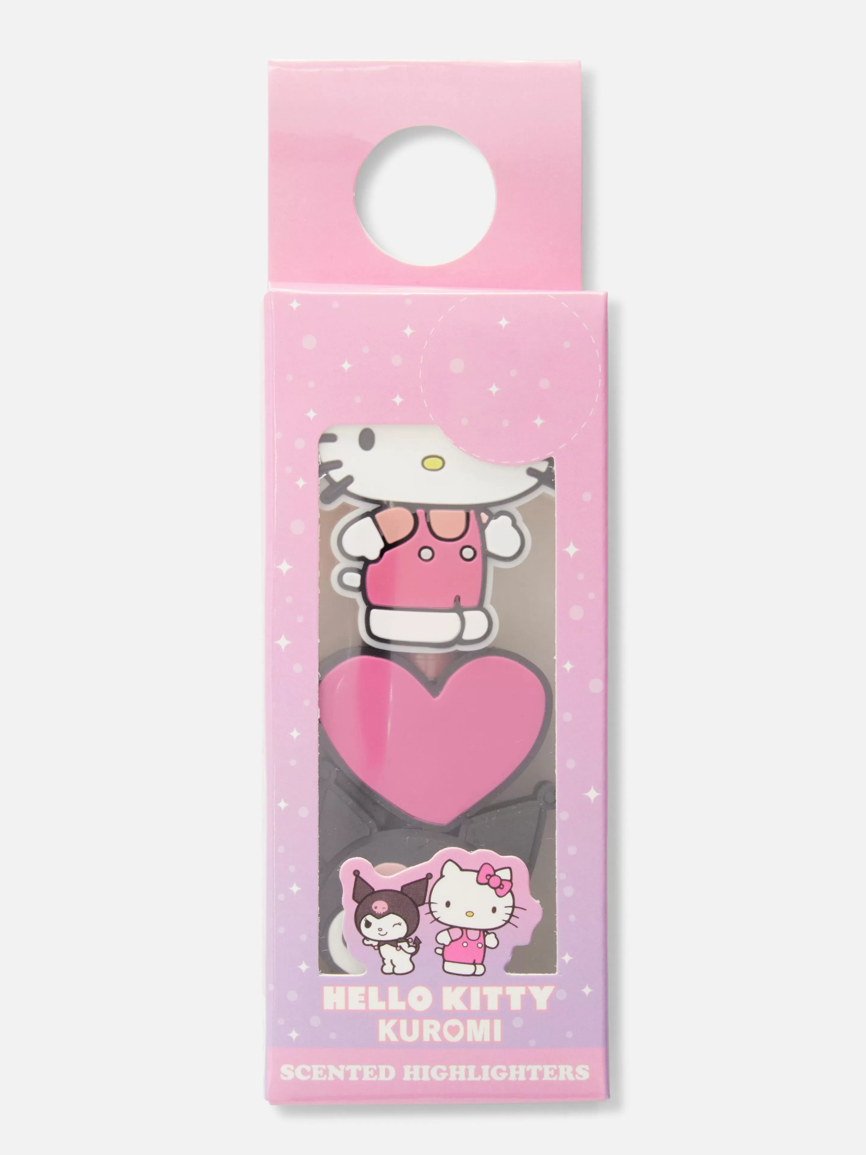 Lápis De Cor*Primark Pack 2 Marcadores Perfumados Hello Kitty E Kuromi Vermelho