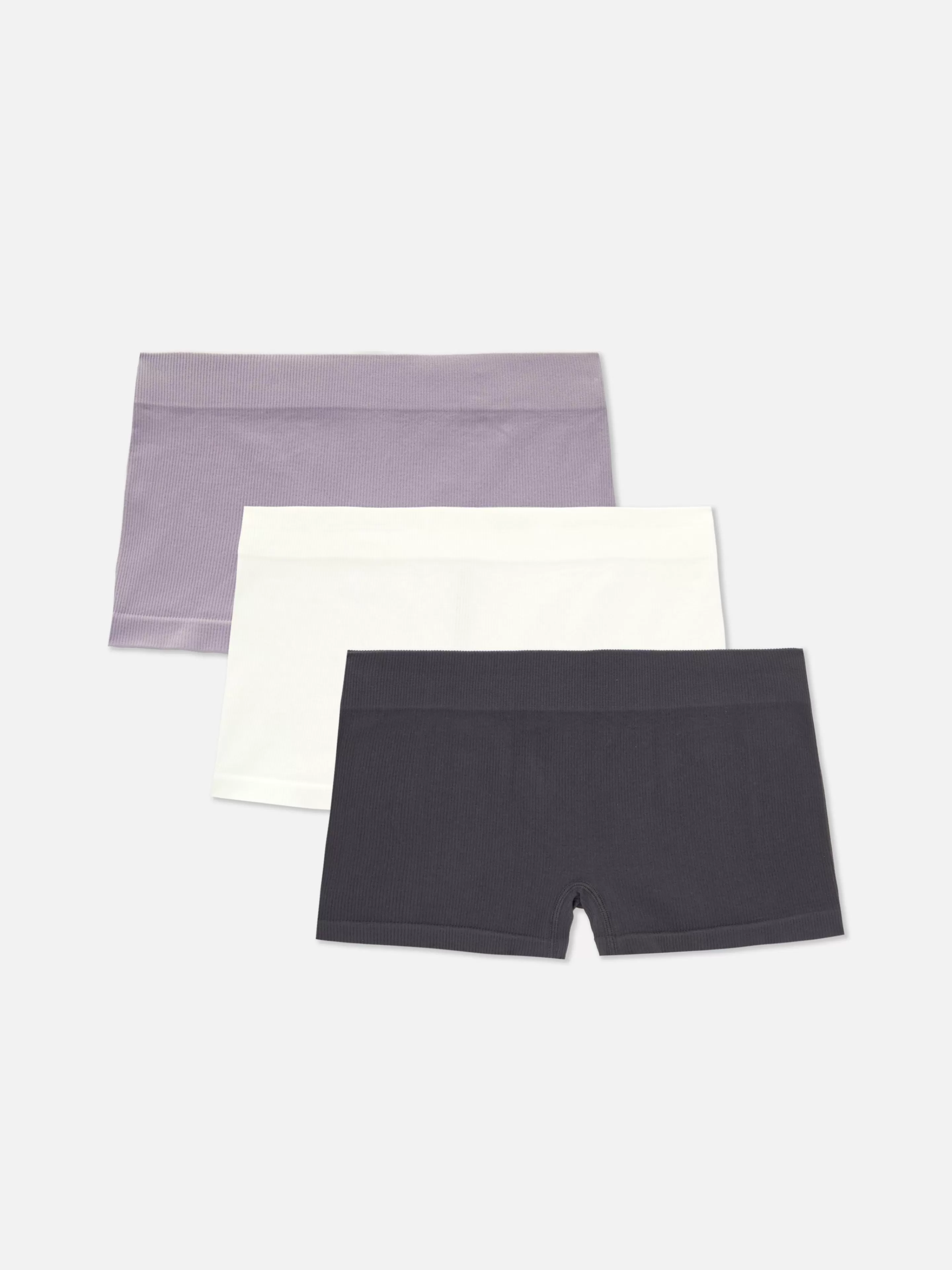 Cuecas*Primark Pack 3 Boxers Boyshort S/ Costuras Lilás