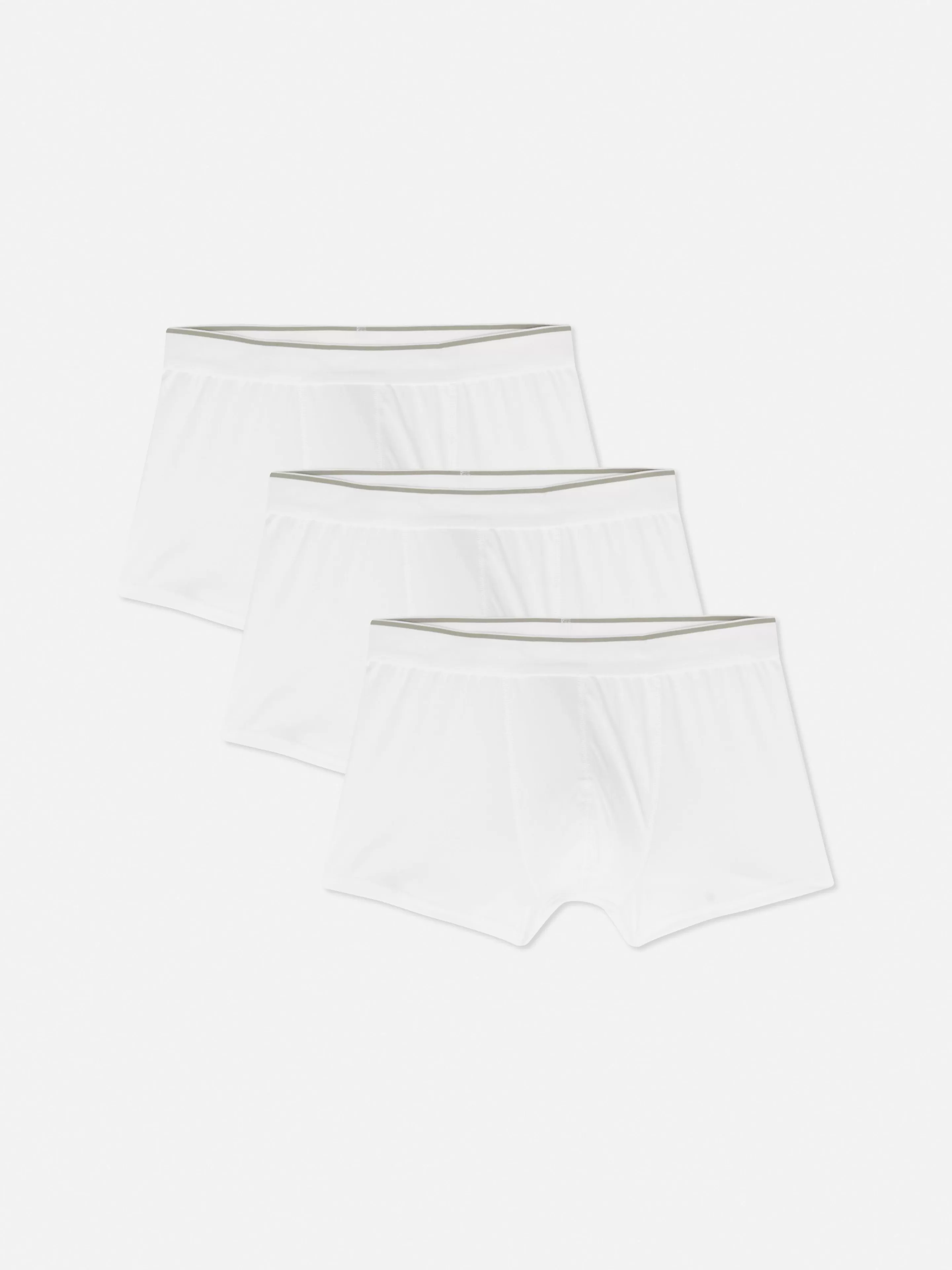 Roupa Interior*Primark Pack 3 Boxers Essenciais Branco