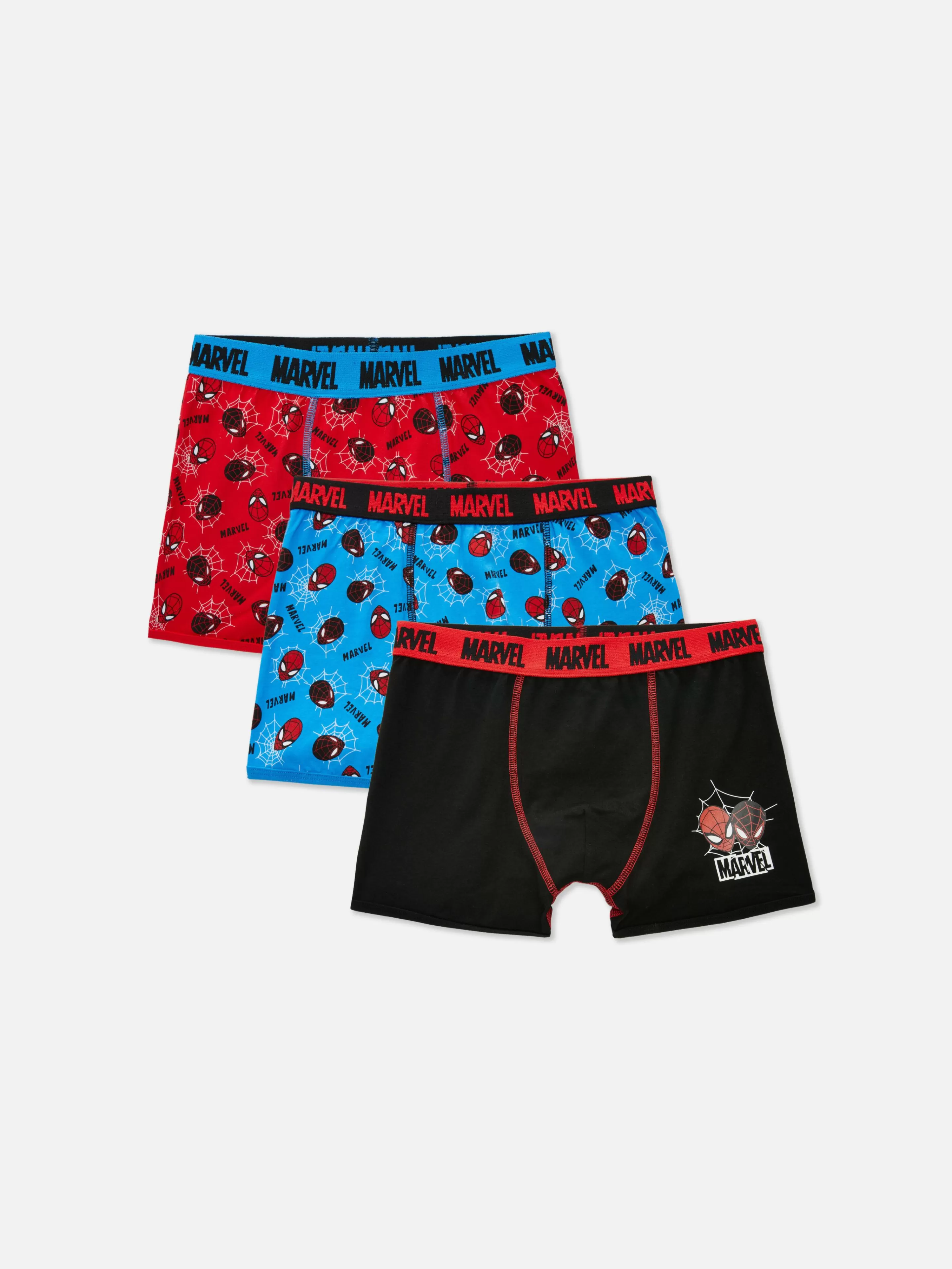 Roupa Interior*Primark Pack 3 Boxers MARVEL Homem-Aranha Multicolor