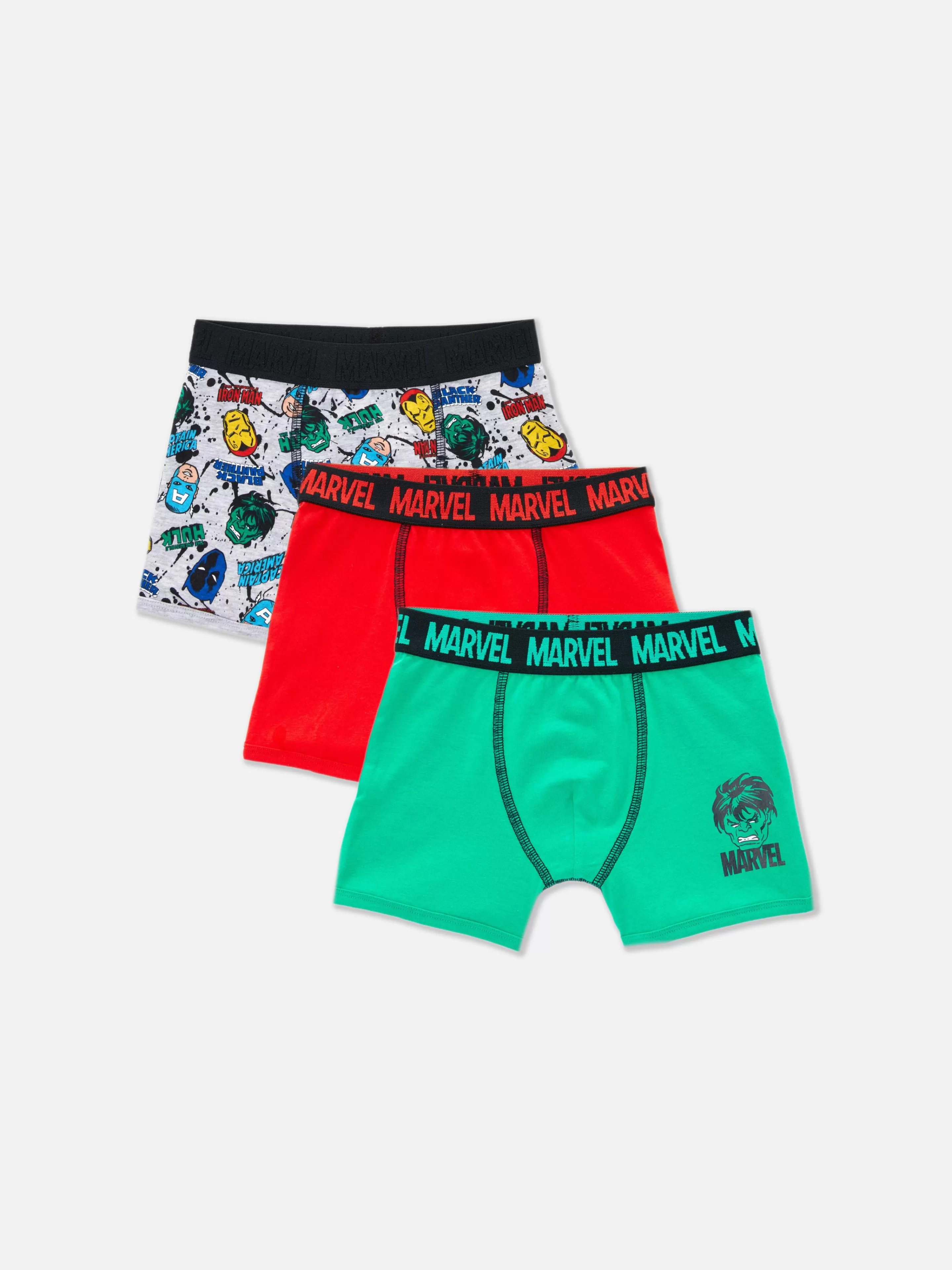 Roupa Interior*Primark Pack 3 Boxers Marvel Vingadores Multicolor