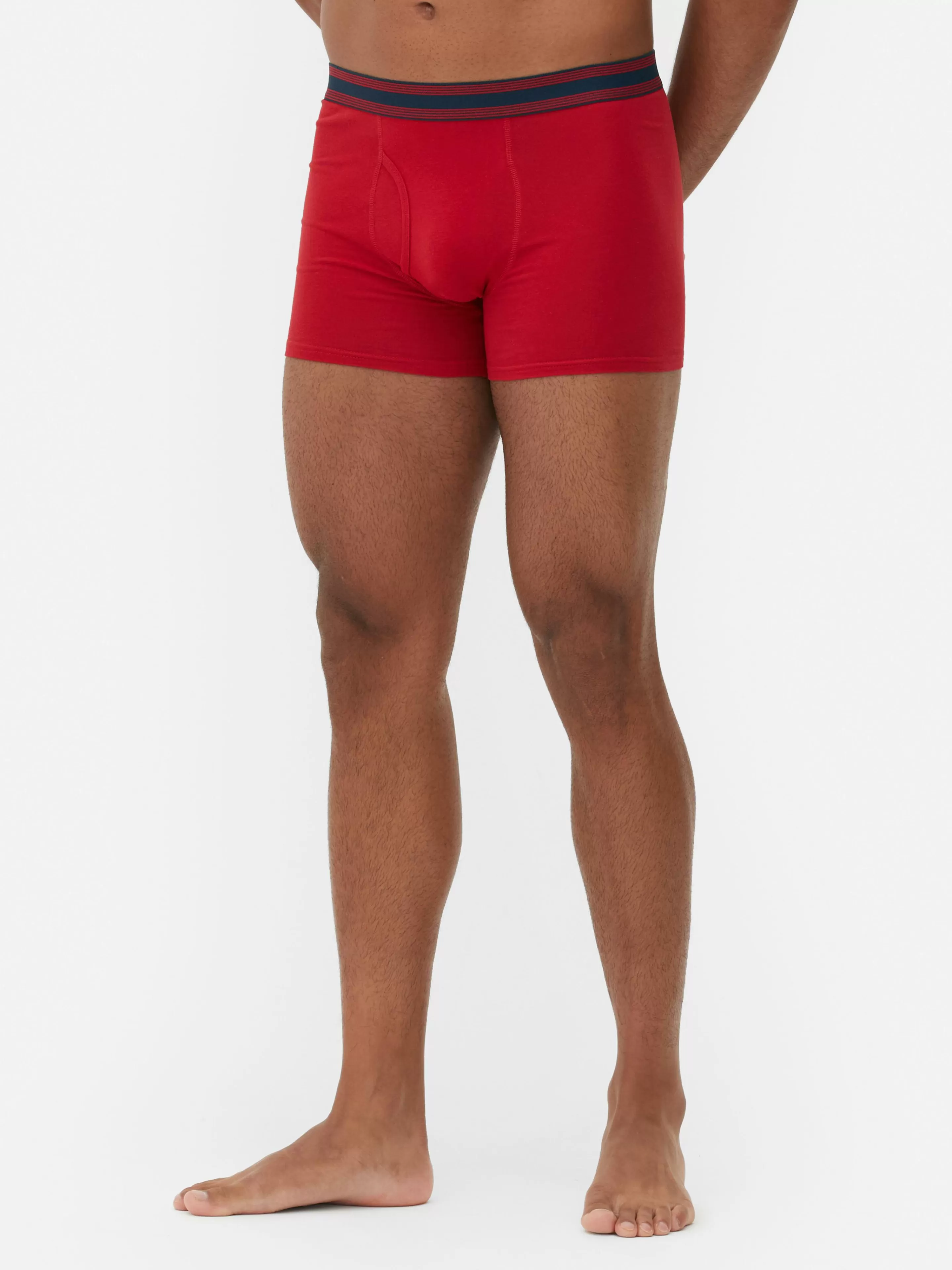 Roupa Interior*Primark Pack 3 Boxers Sortidos Vermelho