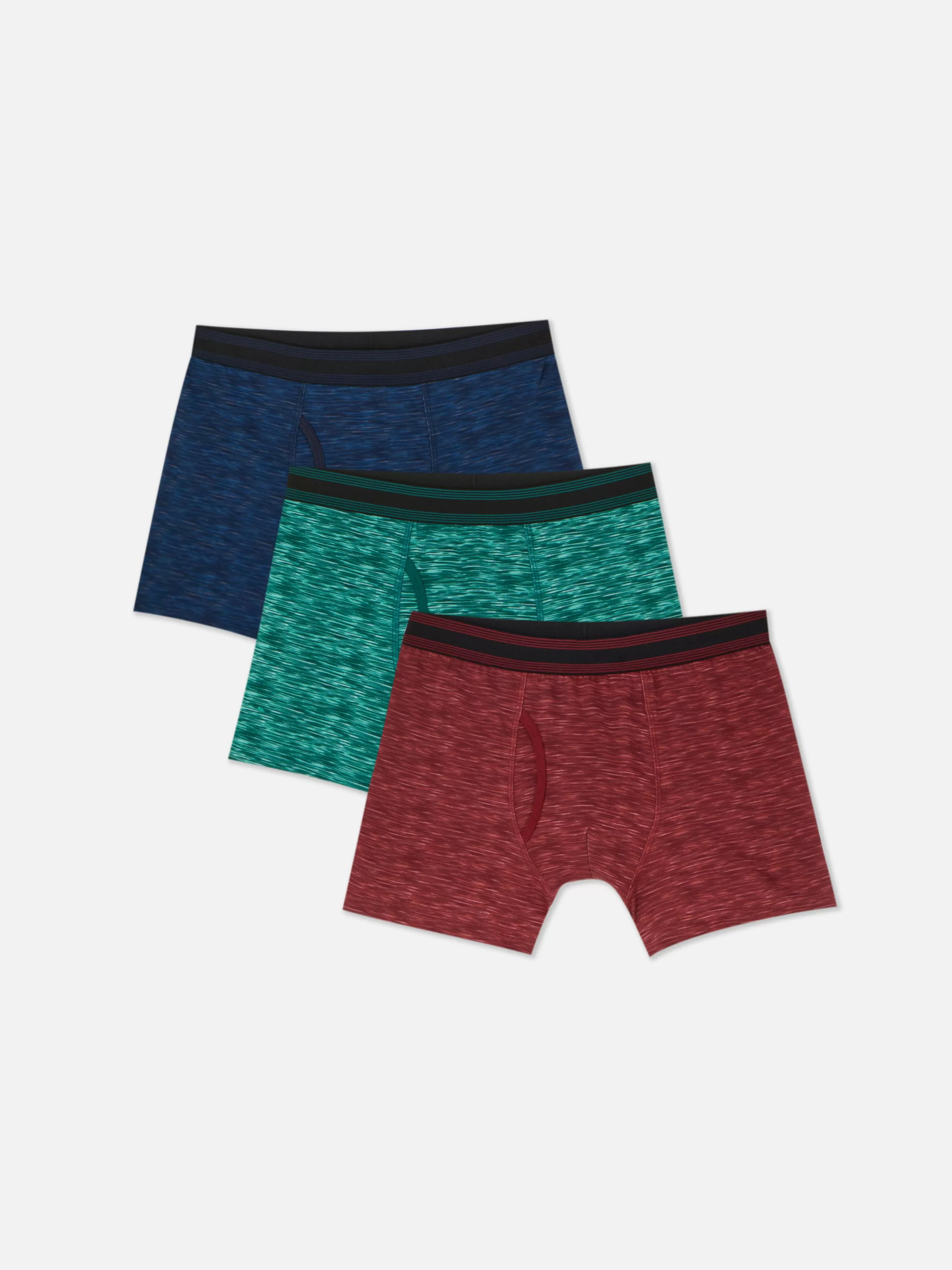 Roupa Interior*Primark Pack 3 Boxers Tingidos Espaço Verde