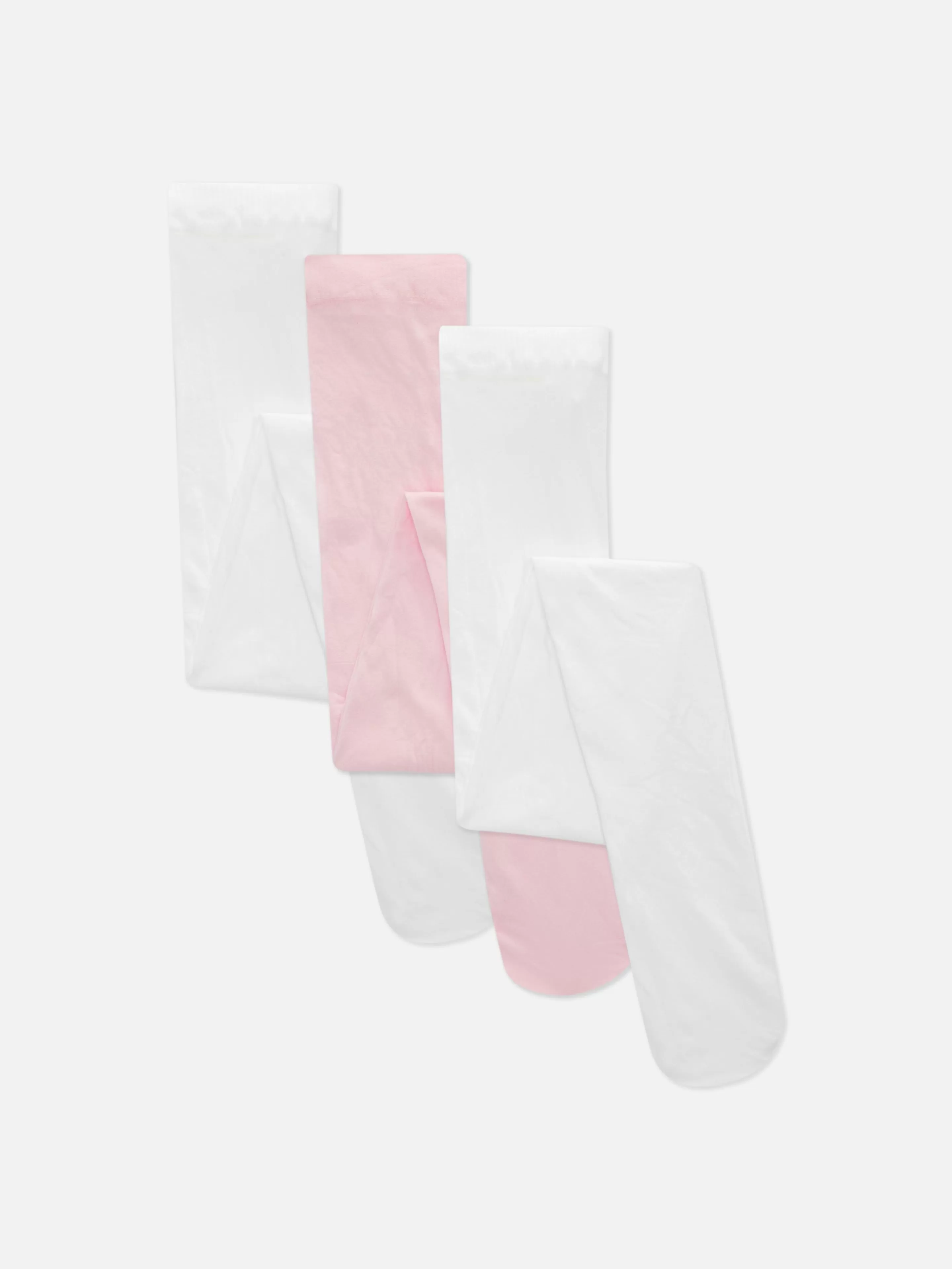 Meias E Collants*Primark Pack 3 Collants Opacos 40 Denier Cor-de-rosa