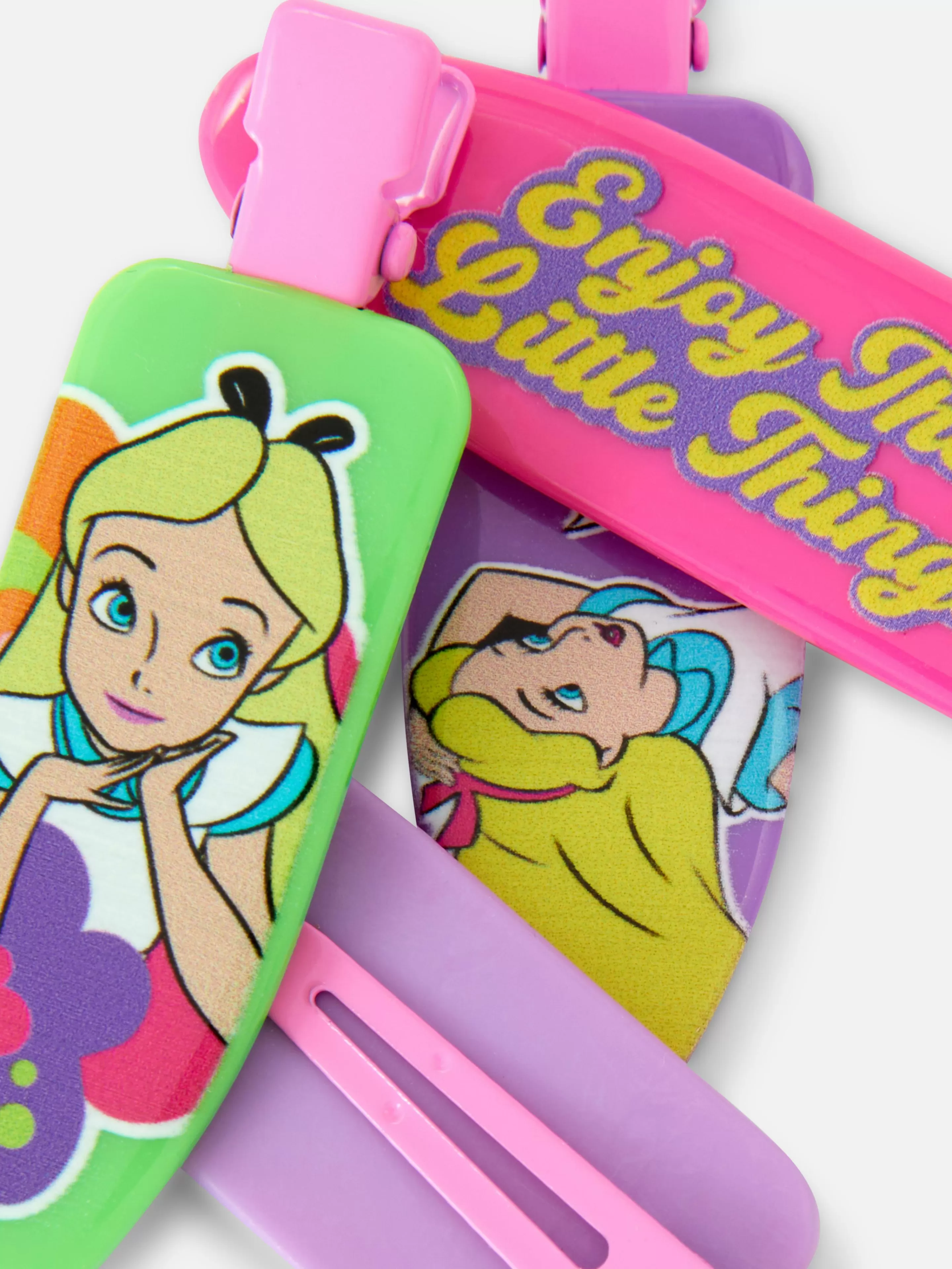 Acessórios De Cabelo*Primark Pack 4 Ganchos Disney Alice No País Das Maravilhas Multicolor