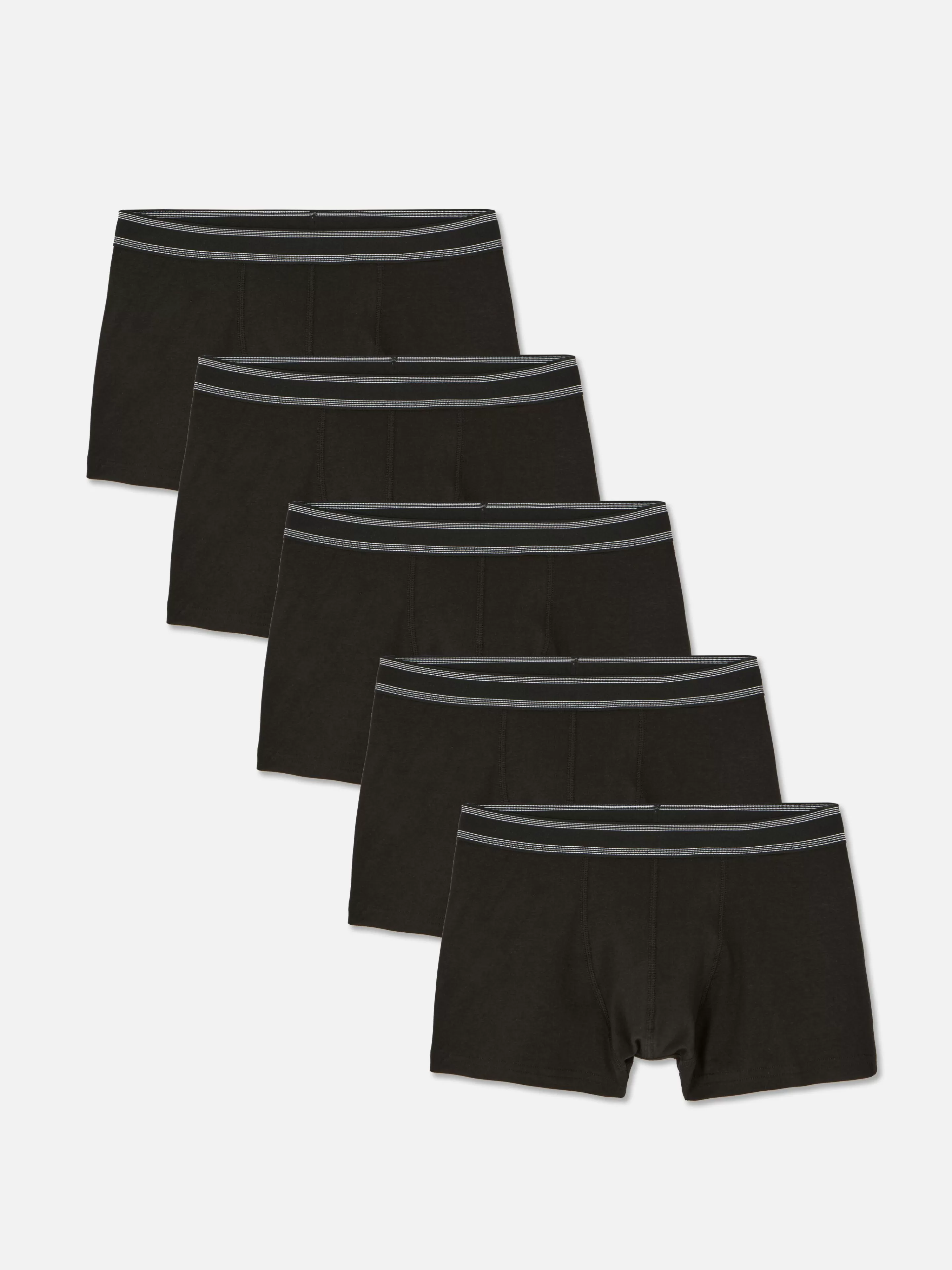 Roupa Interior*Primark Pack 5 Boxers Hipster Preto