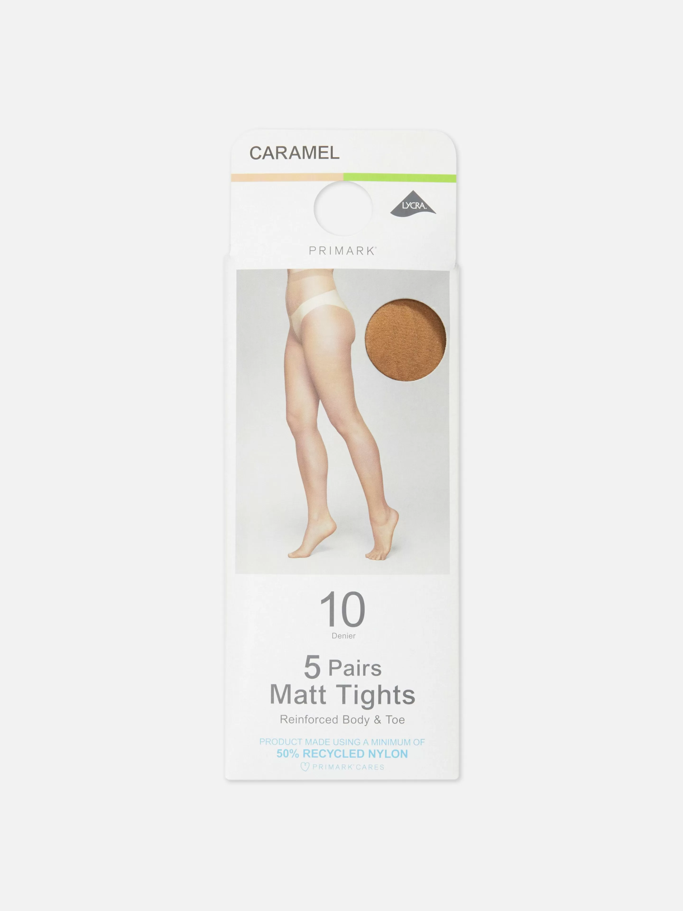 Collants*Primark Pack 5 Collants Mate 10 Denier Caramelo