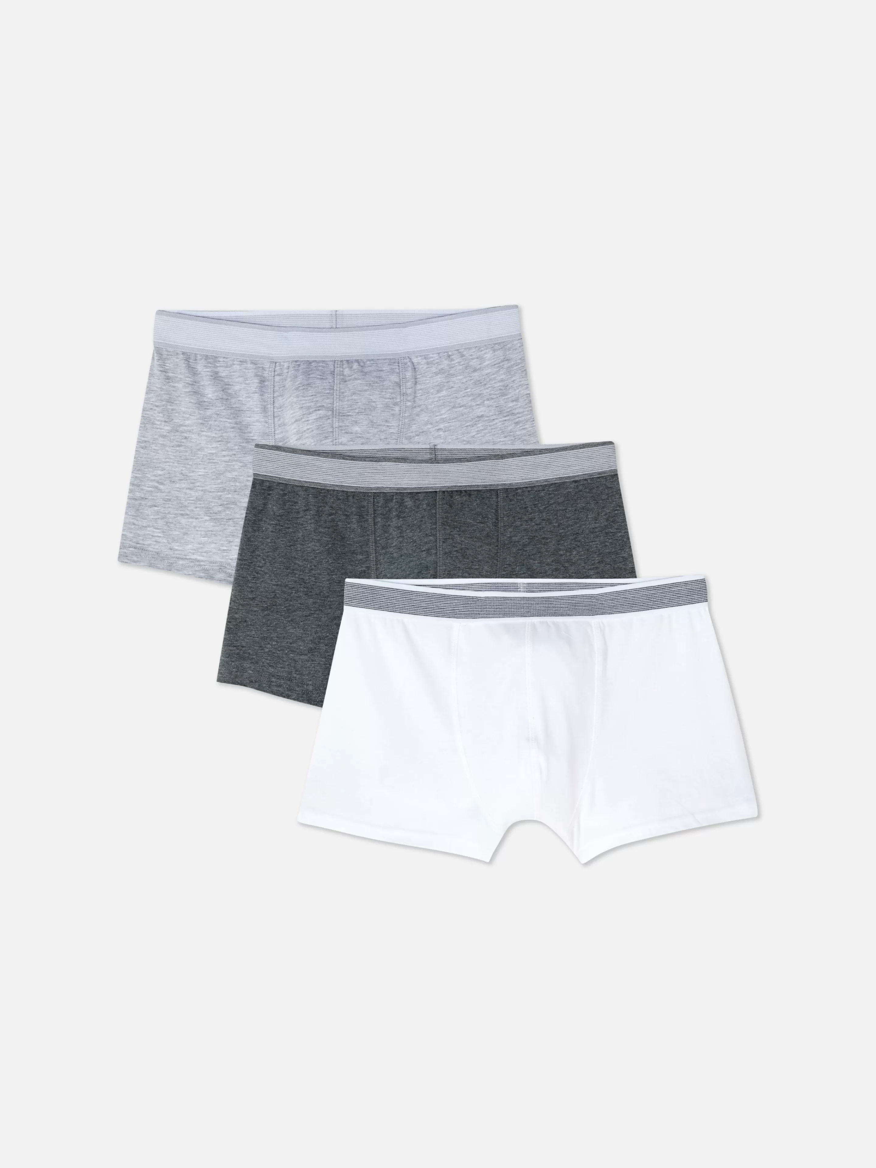 Roupa Interior*Primark Pack 5 Cuecas Boxer Marmoreado Tonal Cinzento