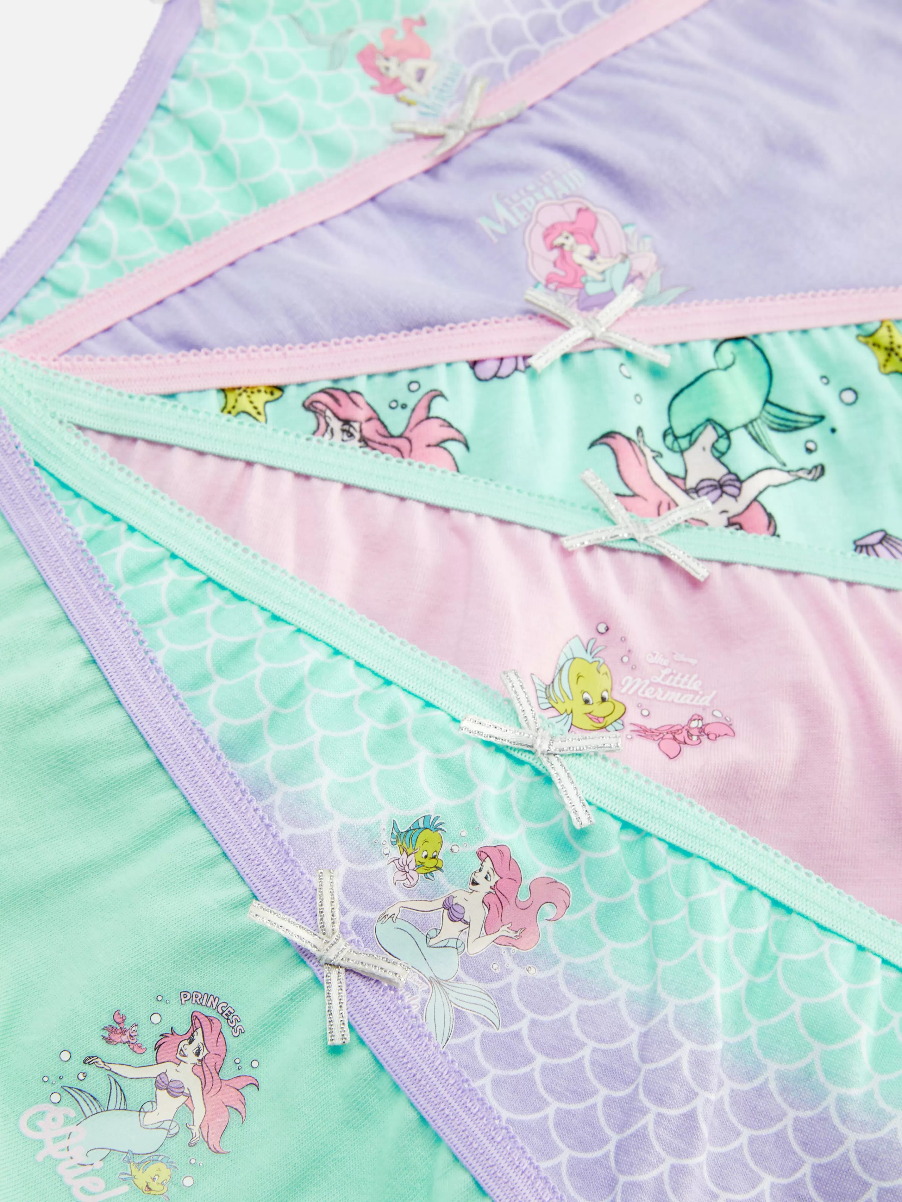 Roupa Interior*Primark Pack 6 Cuecas A Pequena Sereia Disney Multicolor