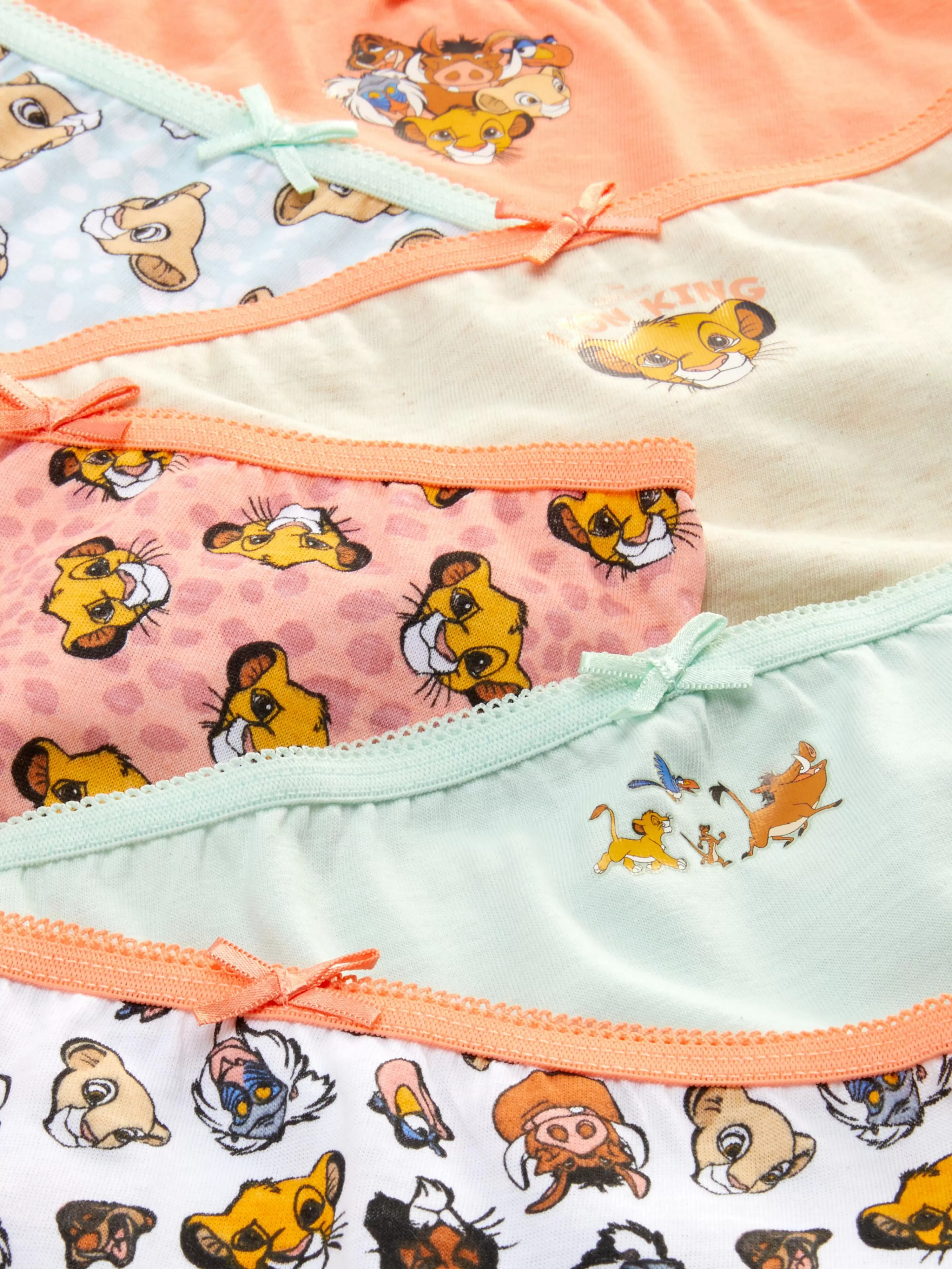 Roupa Interior*Primark Pack 6 Cuecas Disney The Lion King 30.º Aniversário Multicolor